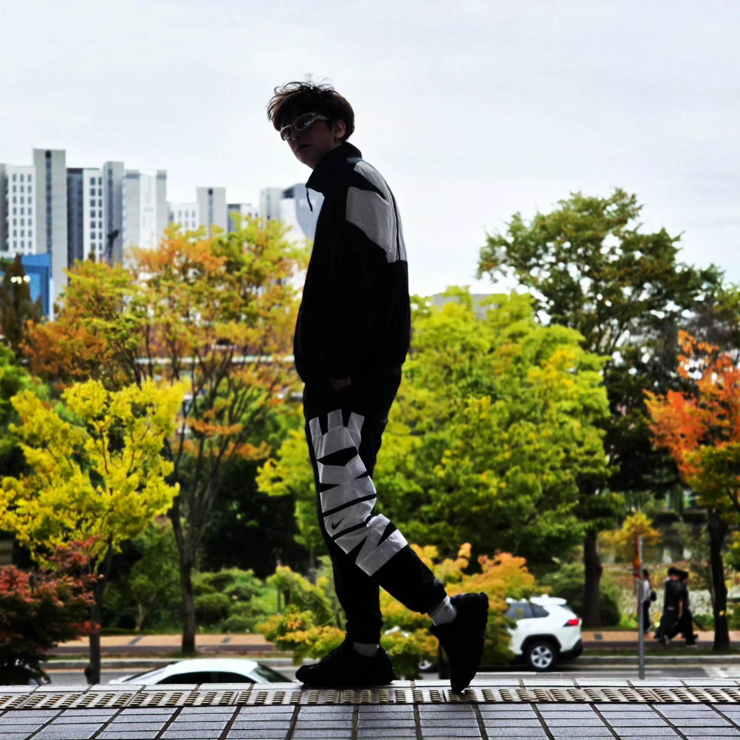 Nike Starting Five Jacket Black - Asia, Nike Starting Five Jacket Black - US/EU 착용 스타일 - 8