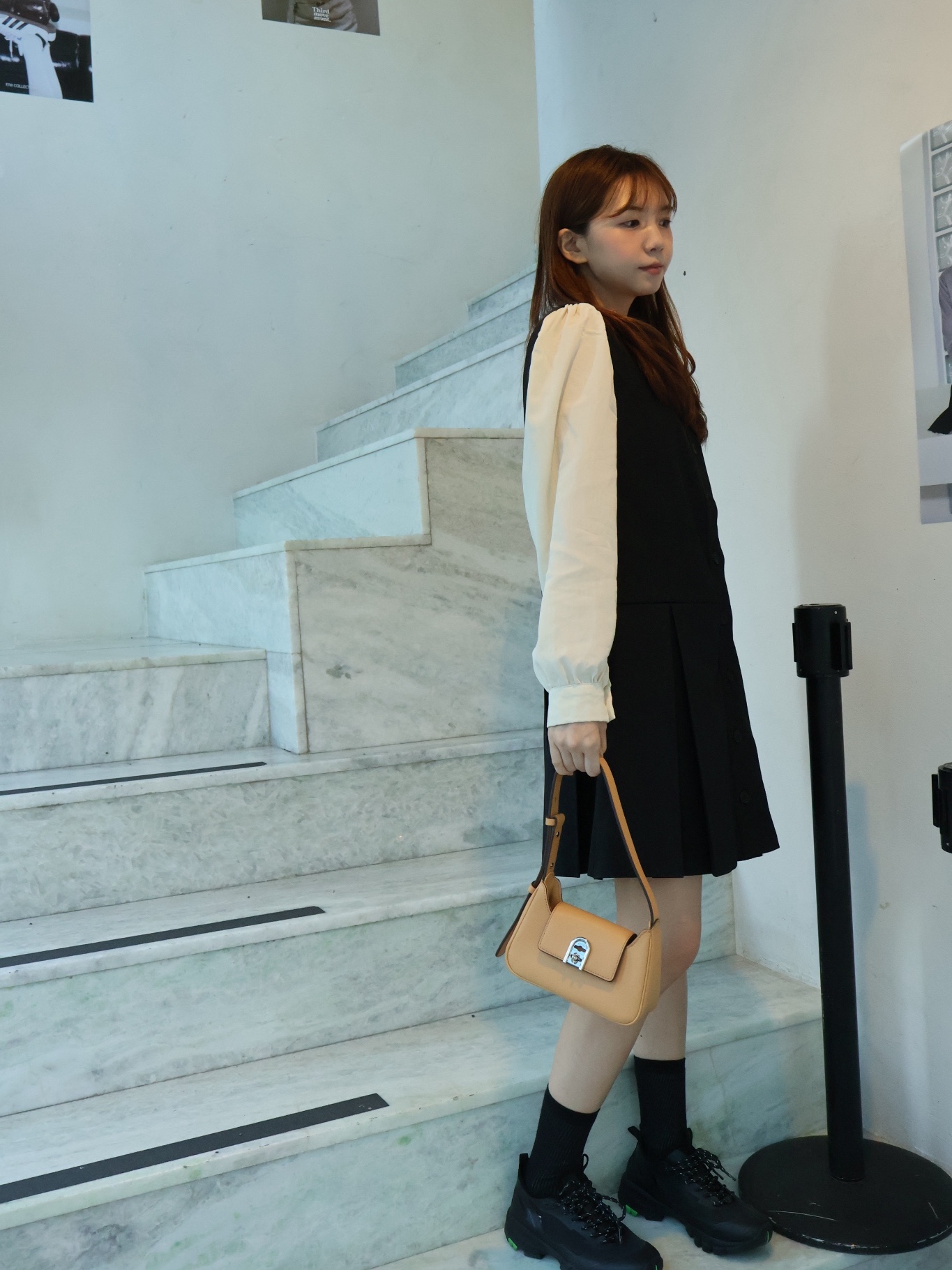 Low Classic T-1 Lc Vibram Sneakers Black 착용 스타일