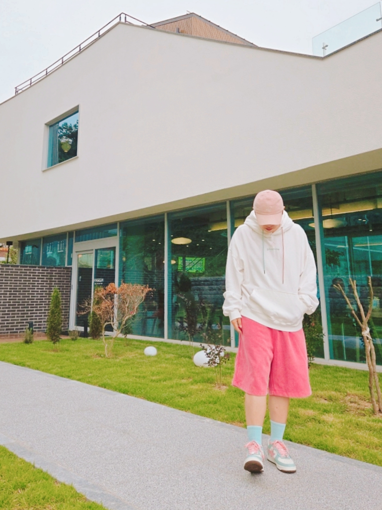 BAPE Sta Low #4 Green 착용 스타일 - 1