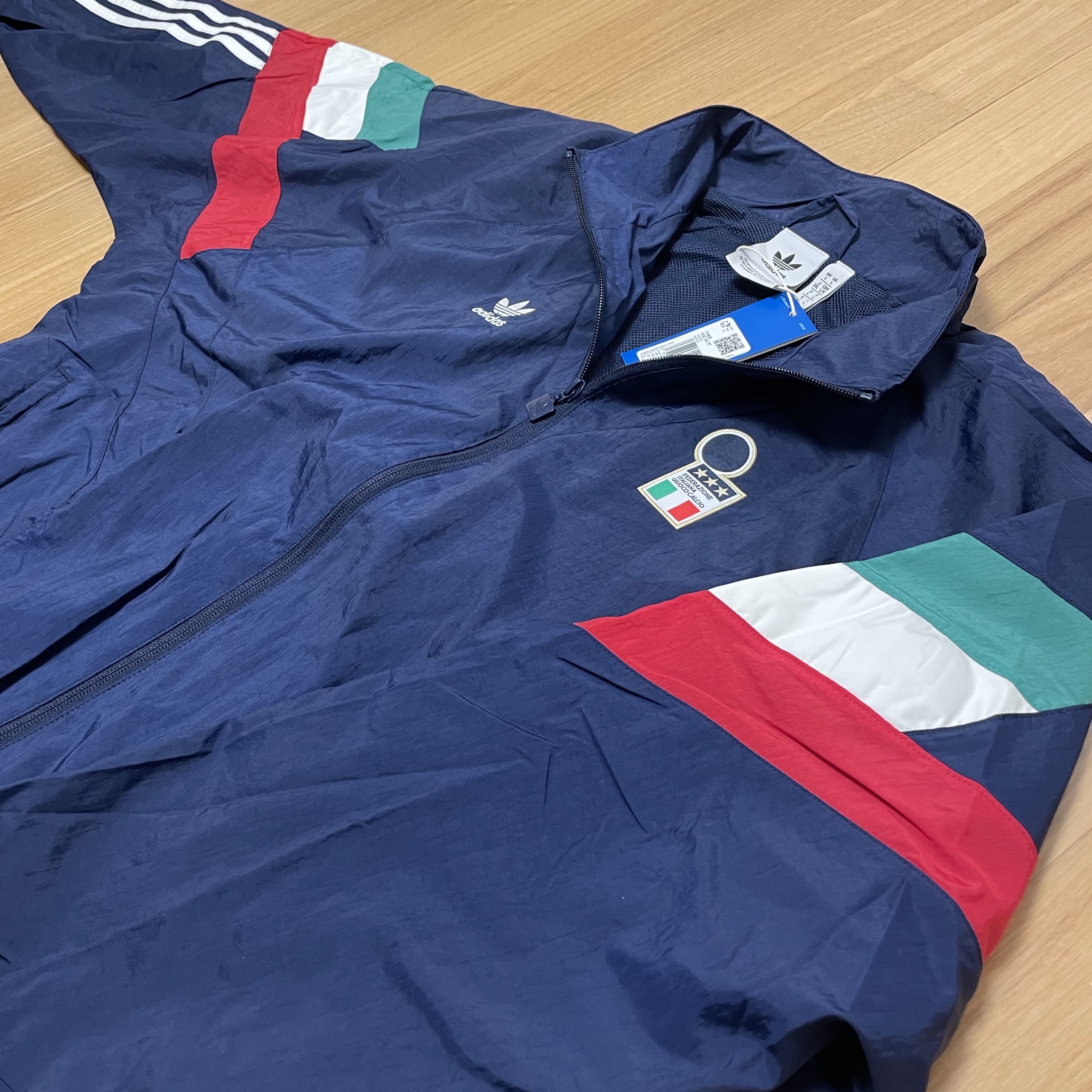 Adidas Italy Originals Track Top Night Indigo - KR Sizing 착용 스타일 - 2