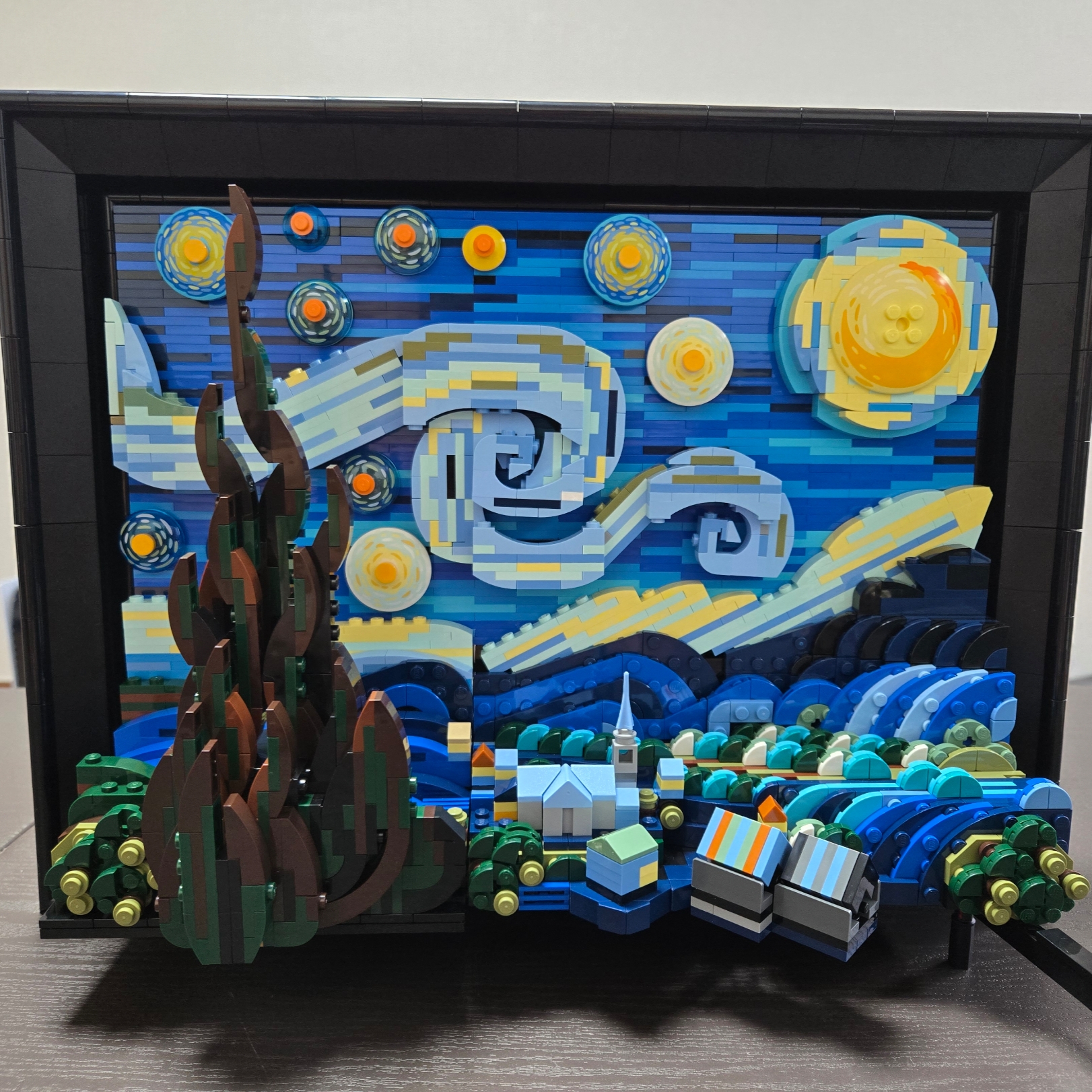 Lego Vincent Van Gogh The Starry Night 착용 스타일 - 1
