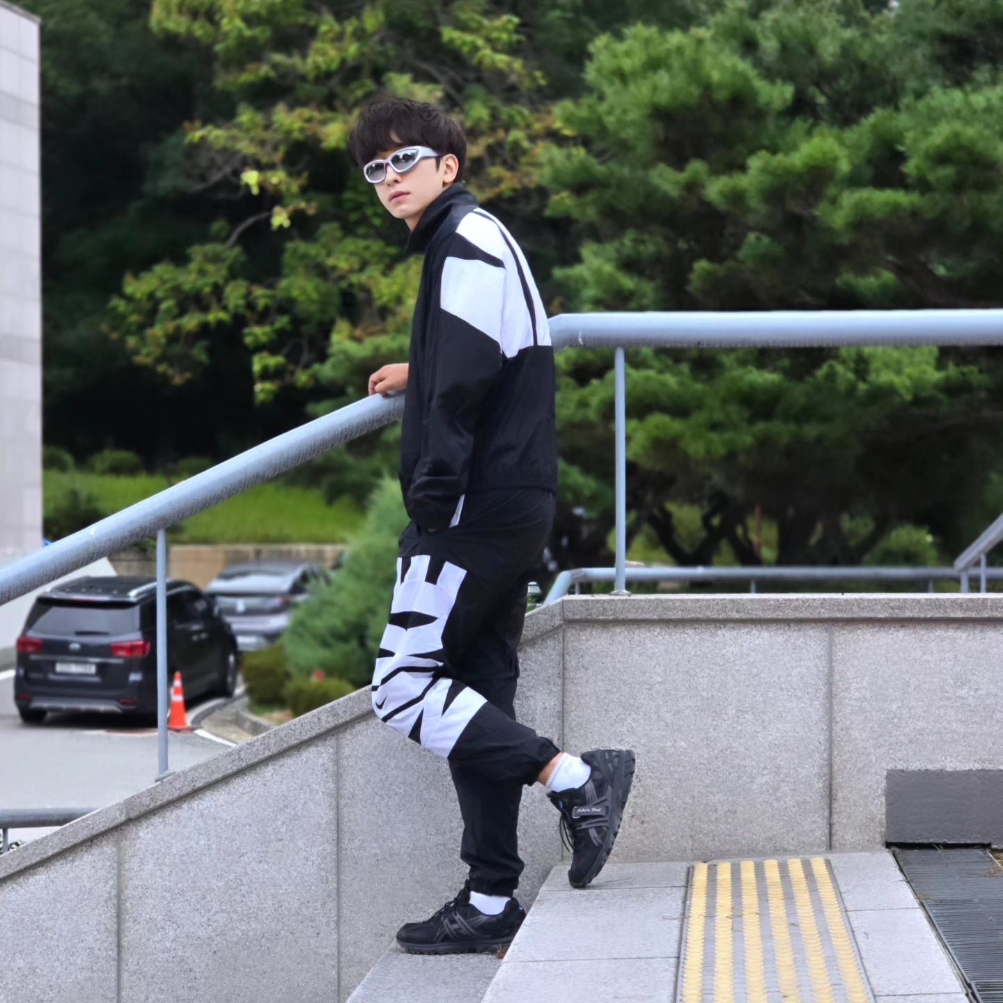 Nike Starting Five Jacket Black - Asia, Nike Starting Five Jacket Black - US/EU 착용 스타일 - 6