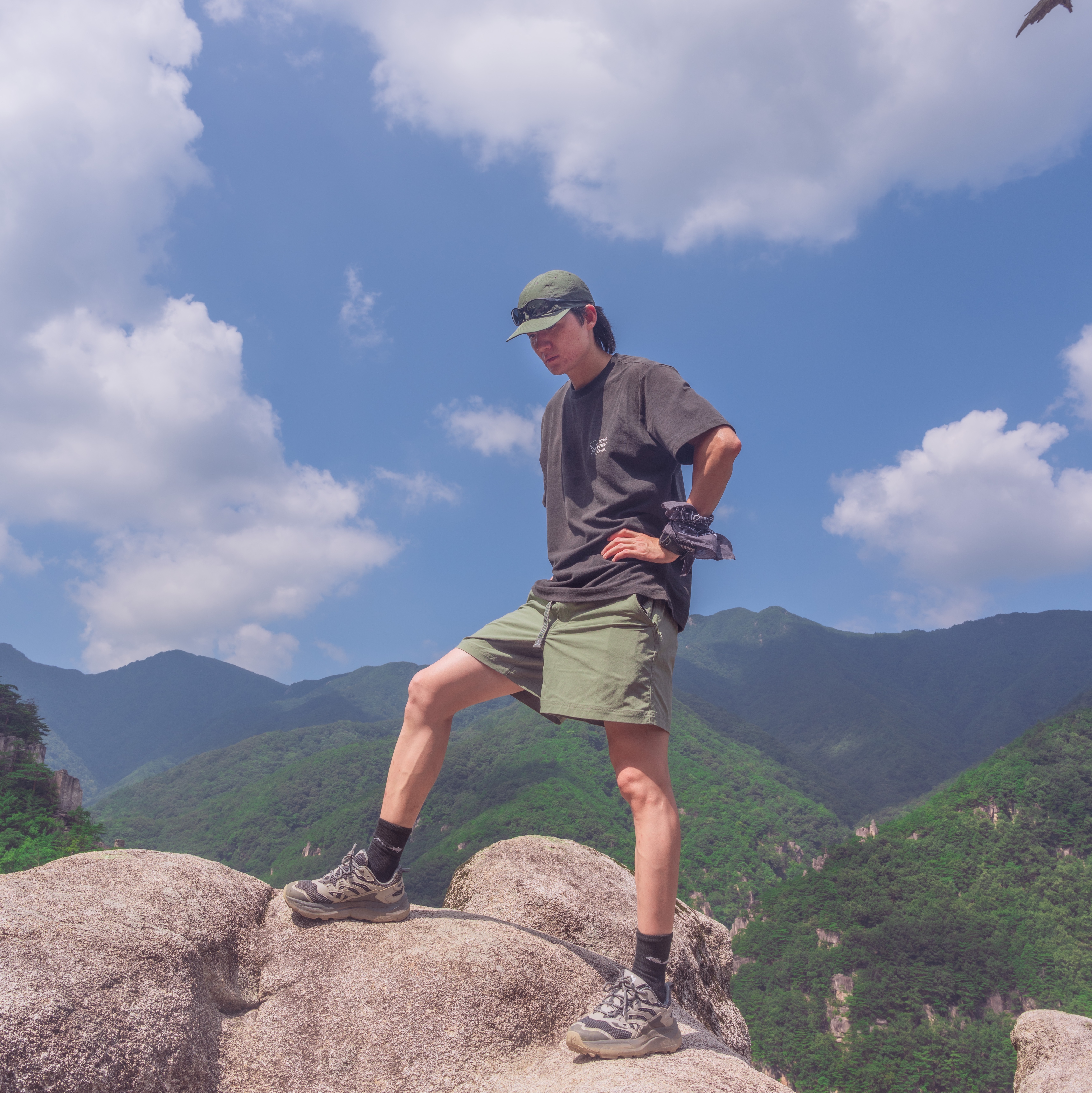 Nike ACG Hiking Shorts Dark Stucco - Asia 착용 스타일 - 2