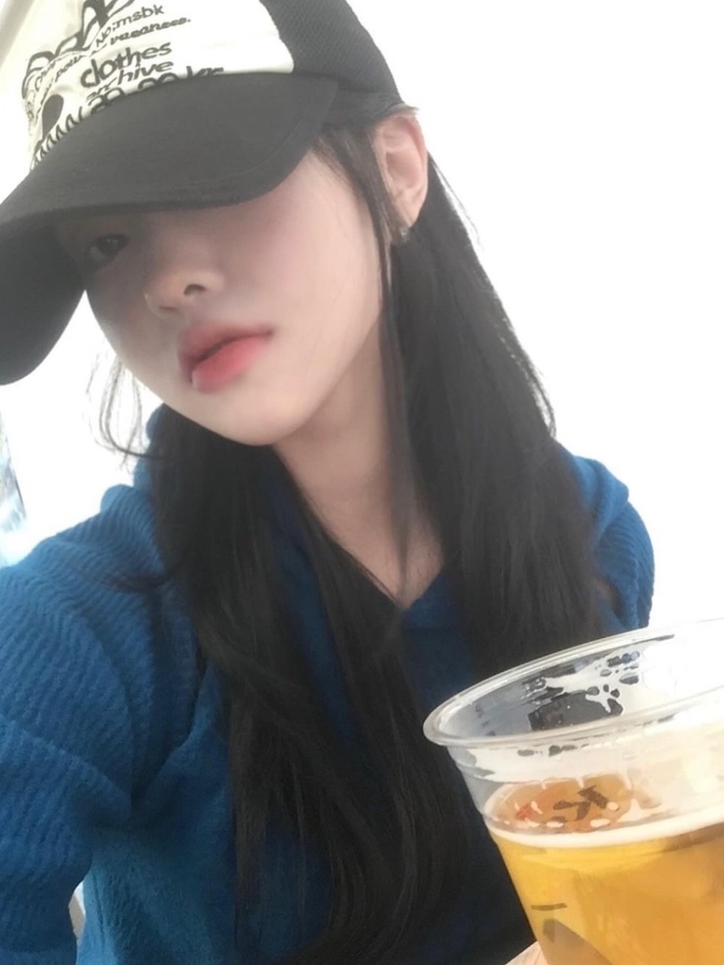 Aeae Web Logo Mesh Cap Black 착용 스타일
