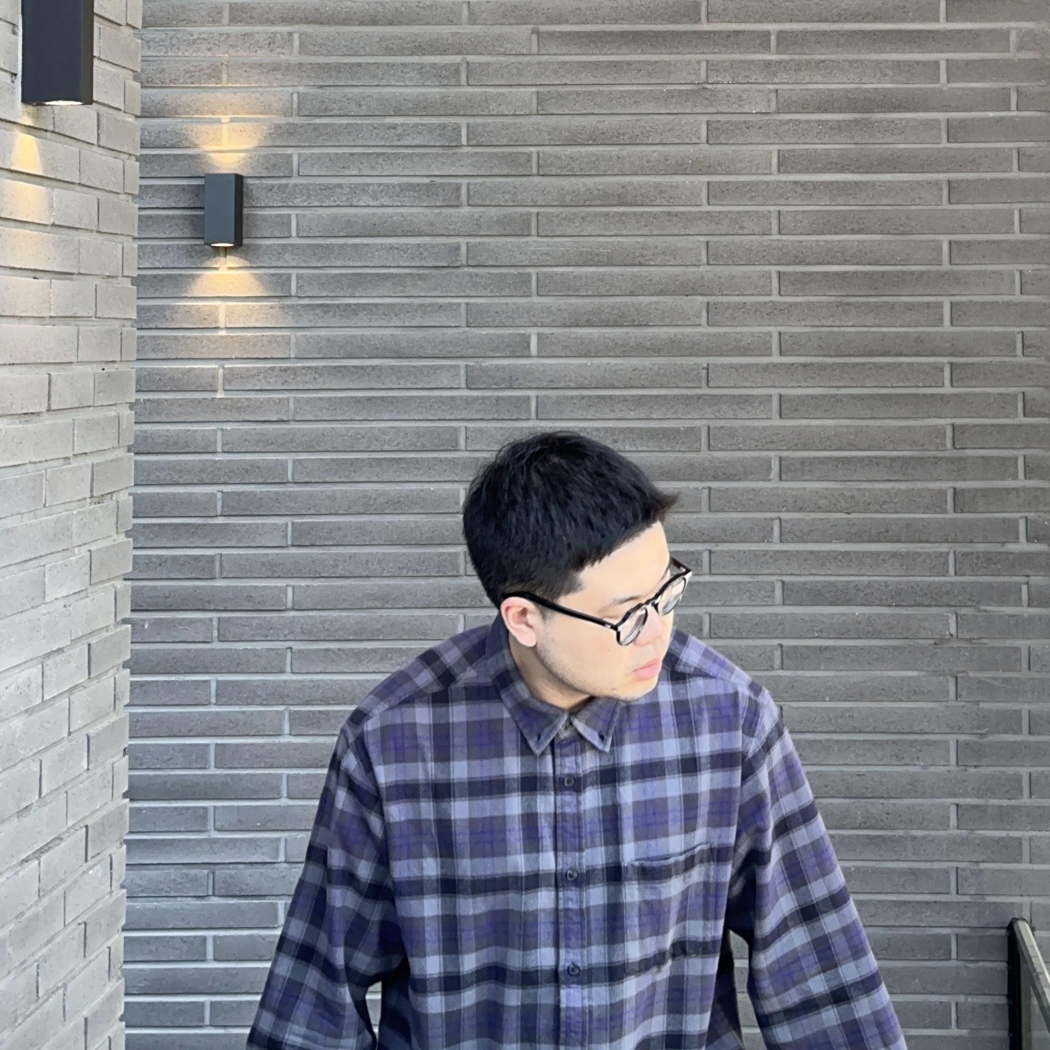 Supreme Plaid Flannel Shirt Black - 24SS 착용 스타일