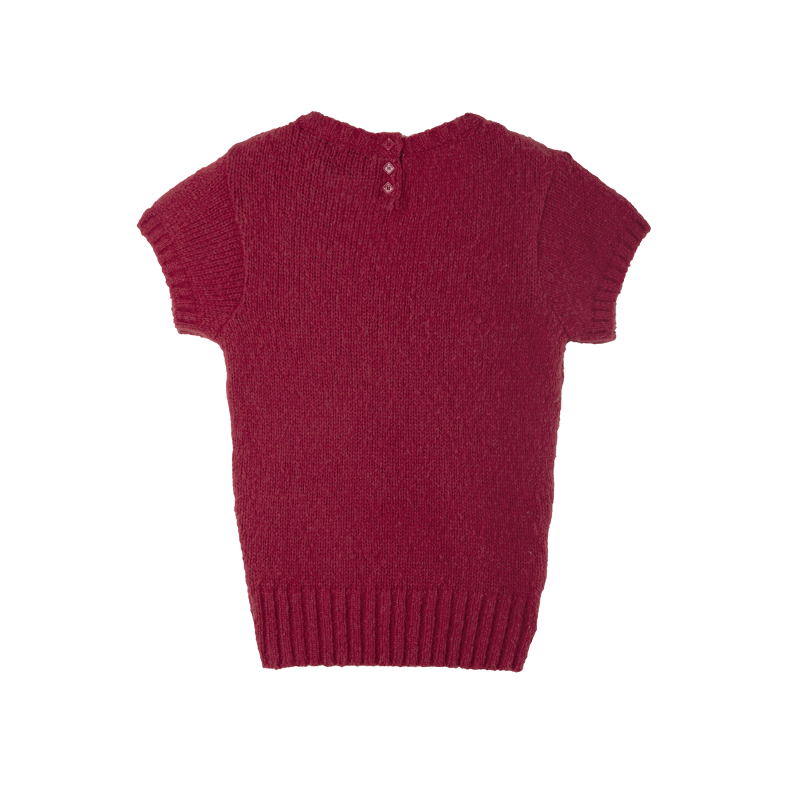 Heretic Button V-Neck Knit Red 상세 이미지 2