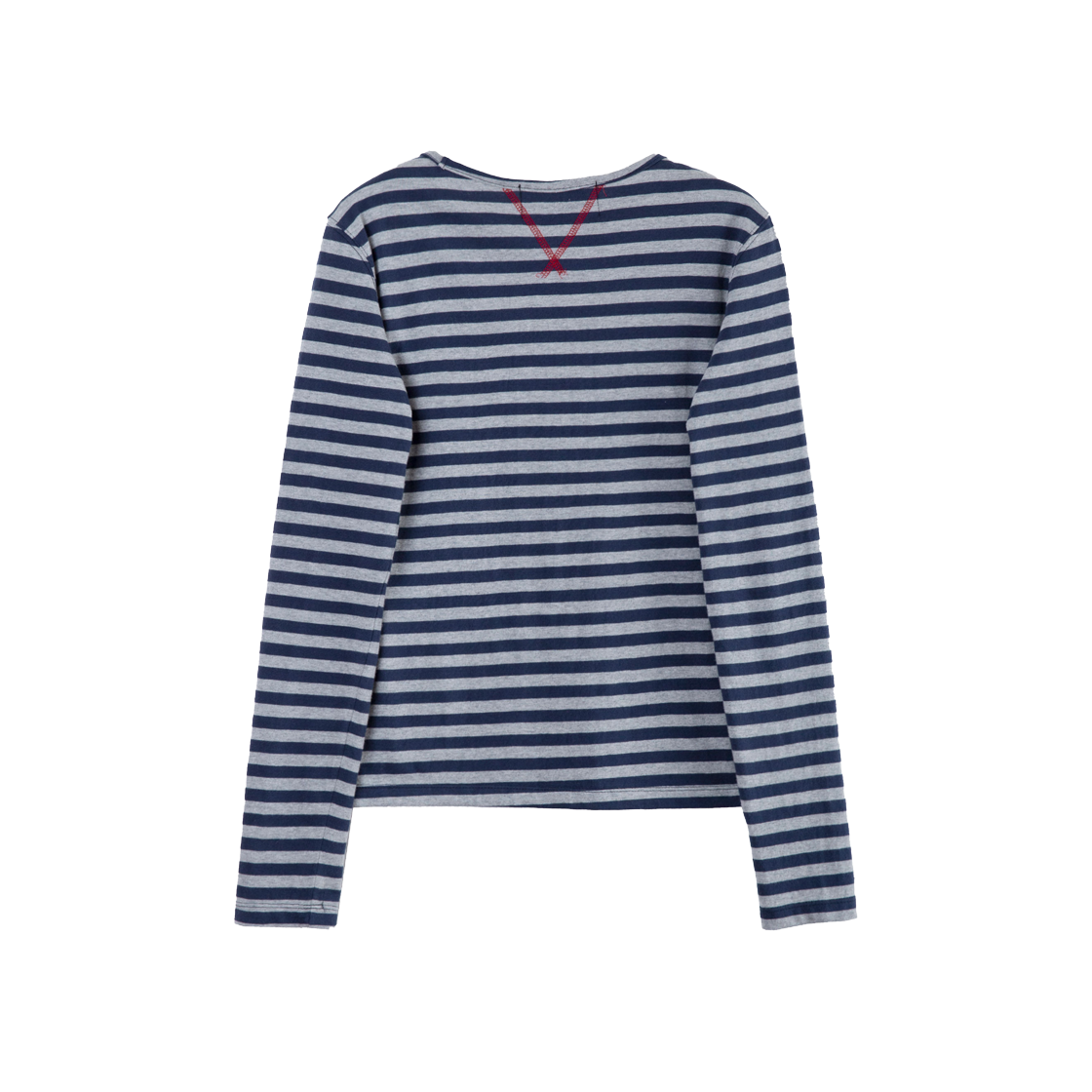 Heretic Stripe Long Sleeve T-Shirt Navy 상세 이미지 2