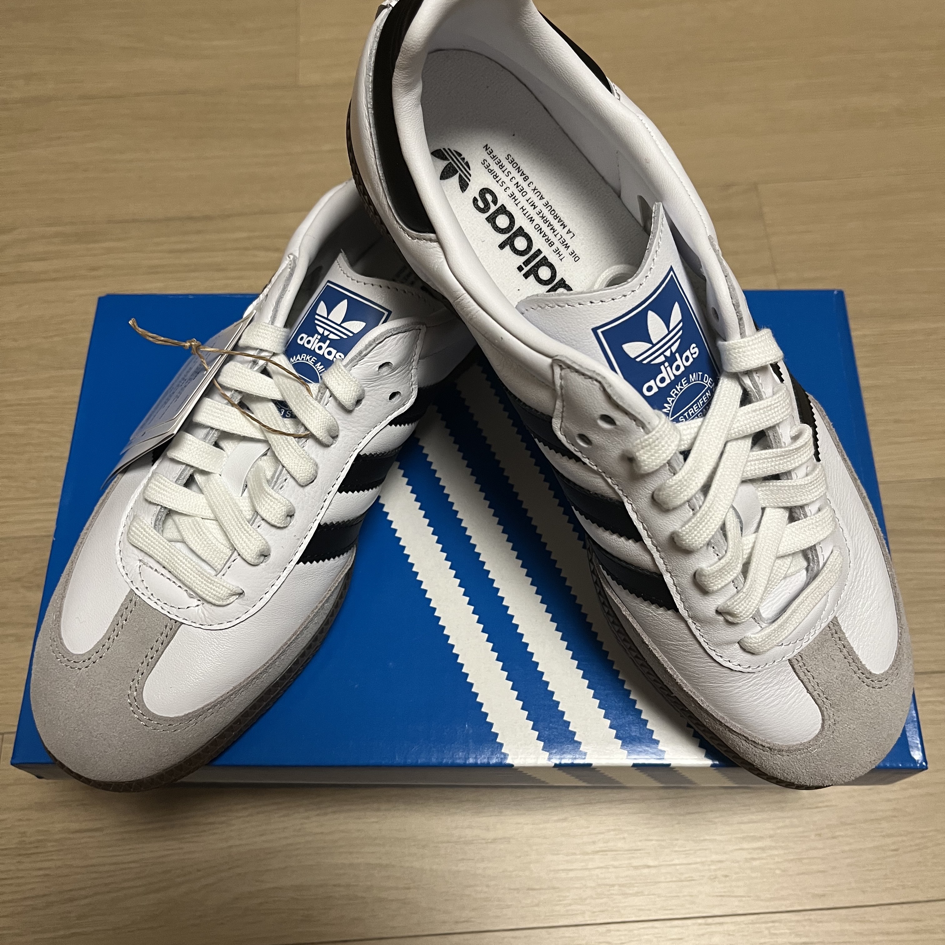Adidas Samba OG Cloud White 착용 스타일