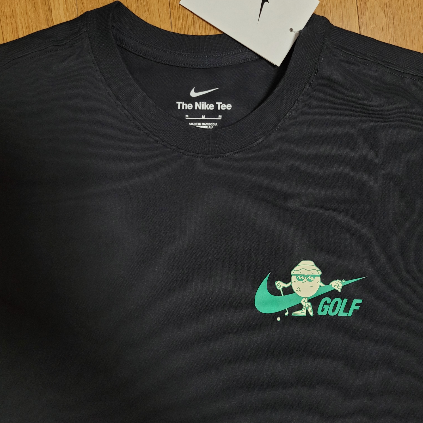 Nike Golf T-Shirt Black - Asia 착용 스타일 - 2