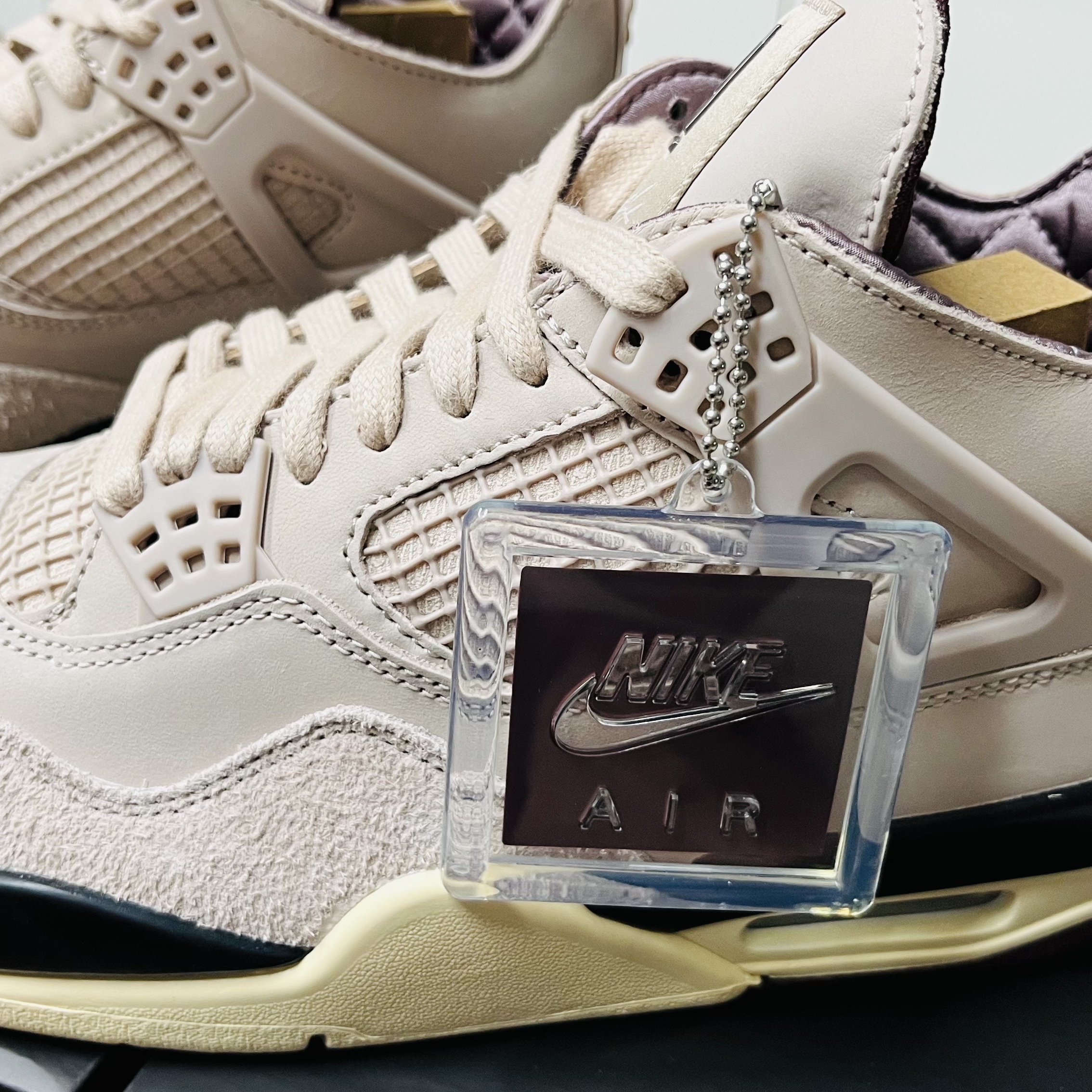 (W) Jordan 4 x A Ma Maniere Retro OG SP W.Y.W.S. 착용 스타일 - 4