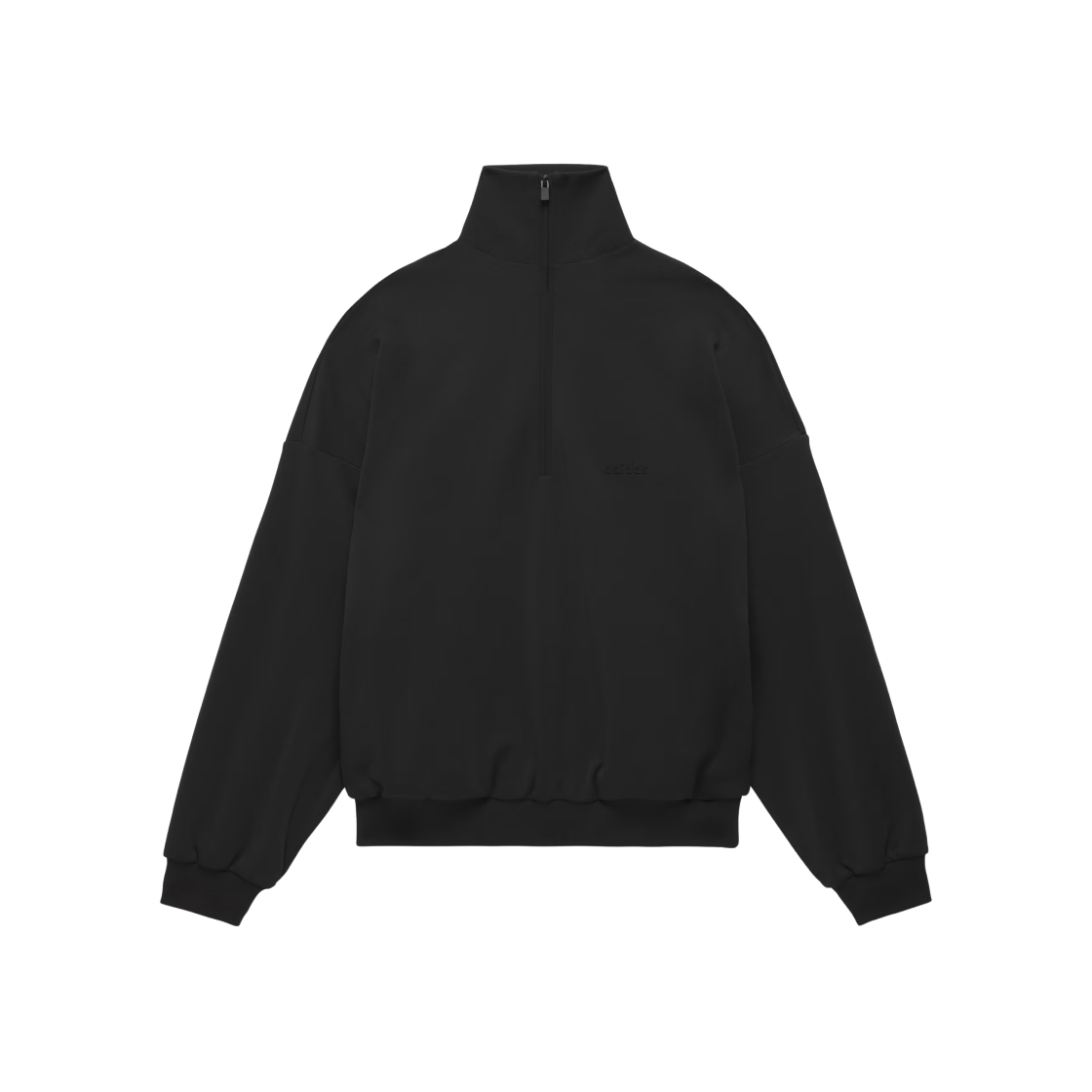 Adidas x Fear Of God Athletics Half Zip Track Top Black - KR Sizing 상세 이미지 2