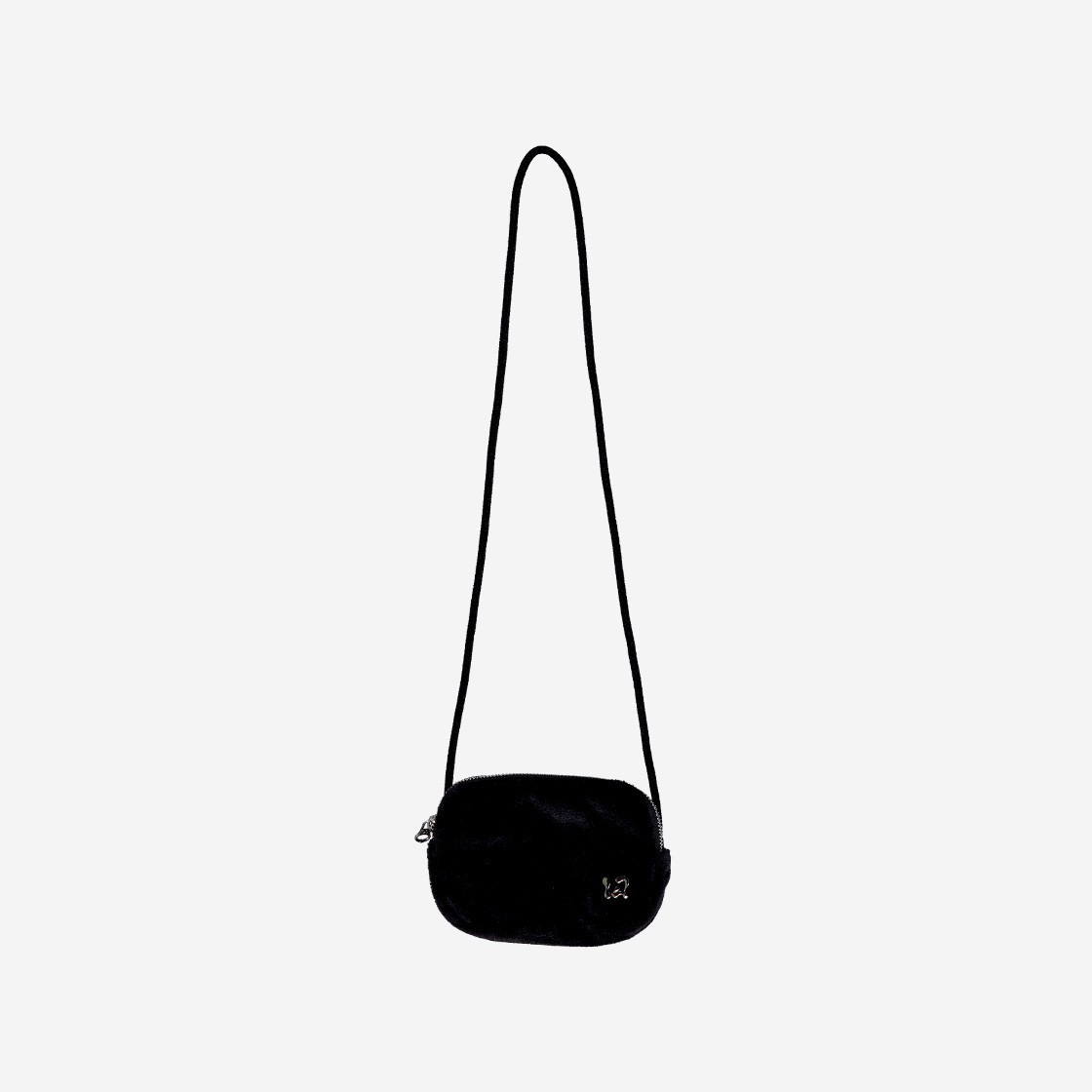 MELLOW Fur Pouch Bag Black 상세 이미지 1