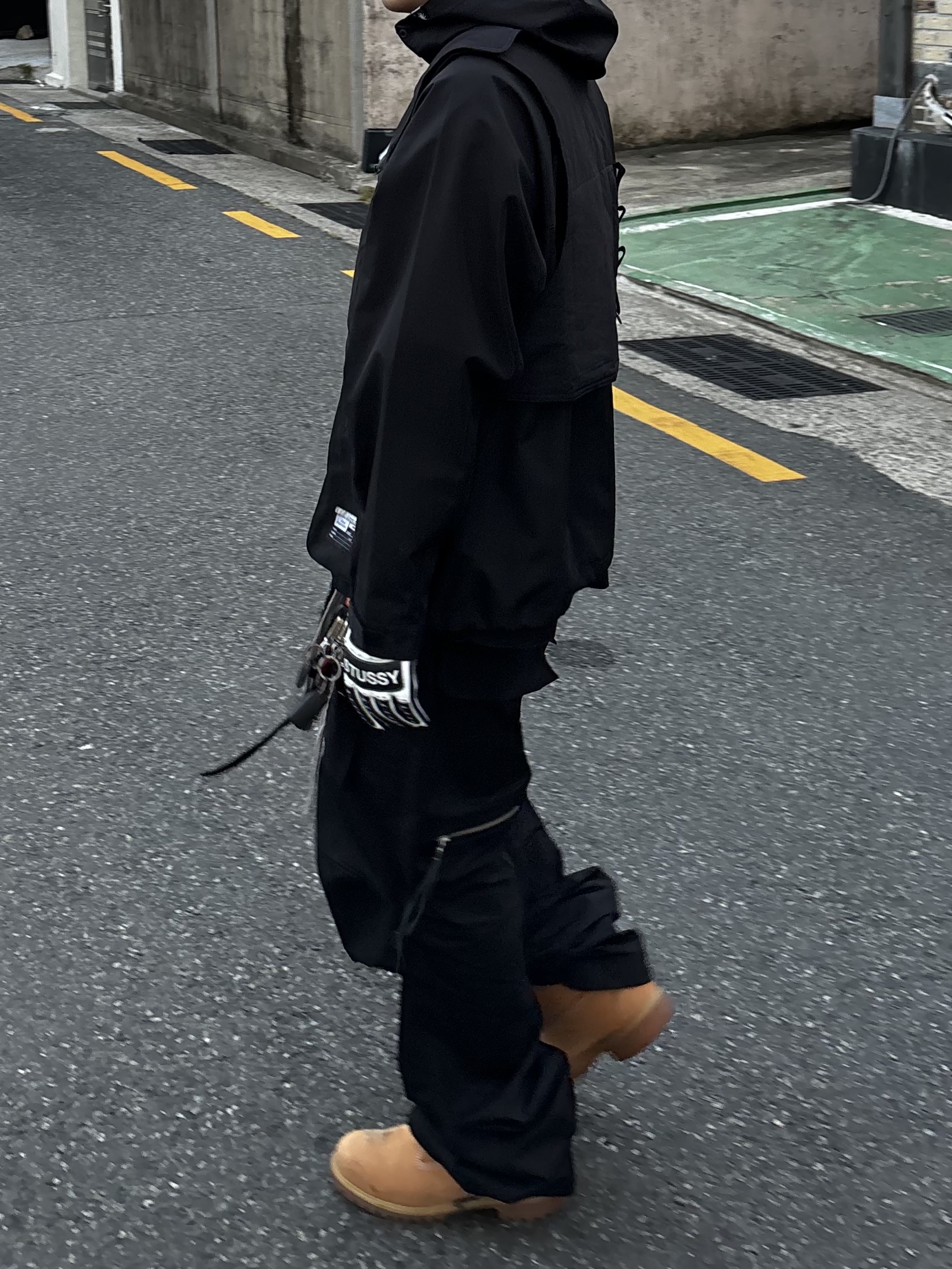 Wapworks Wide Safety Cargo Pants Black, Timberland Premium 6 inch Waterproof Boot Wheat Nubuck - Wide 착용 스타일 - 6