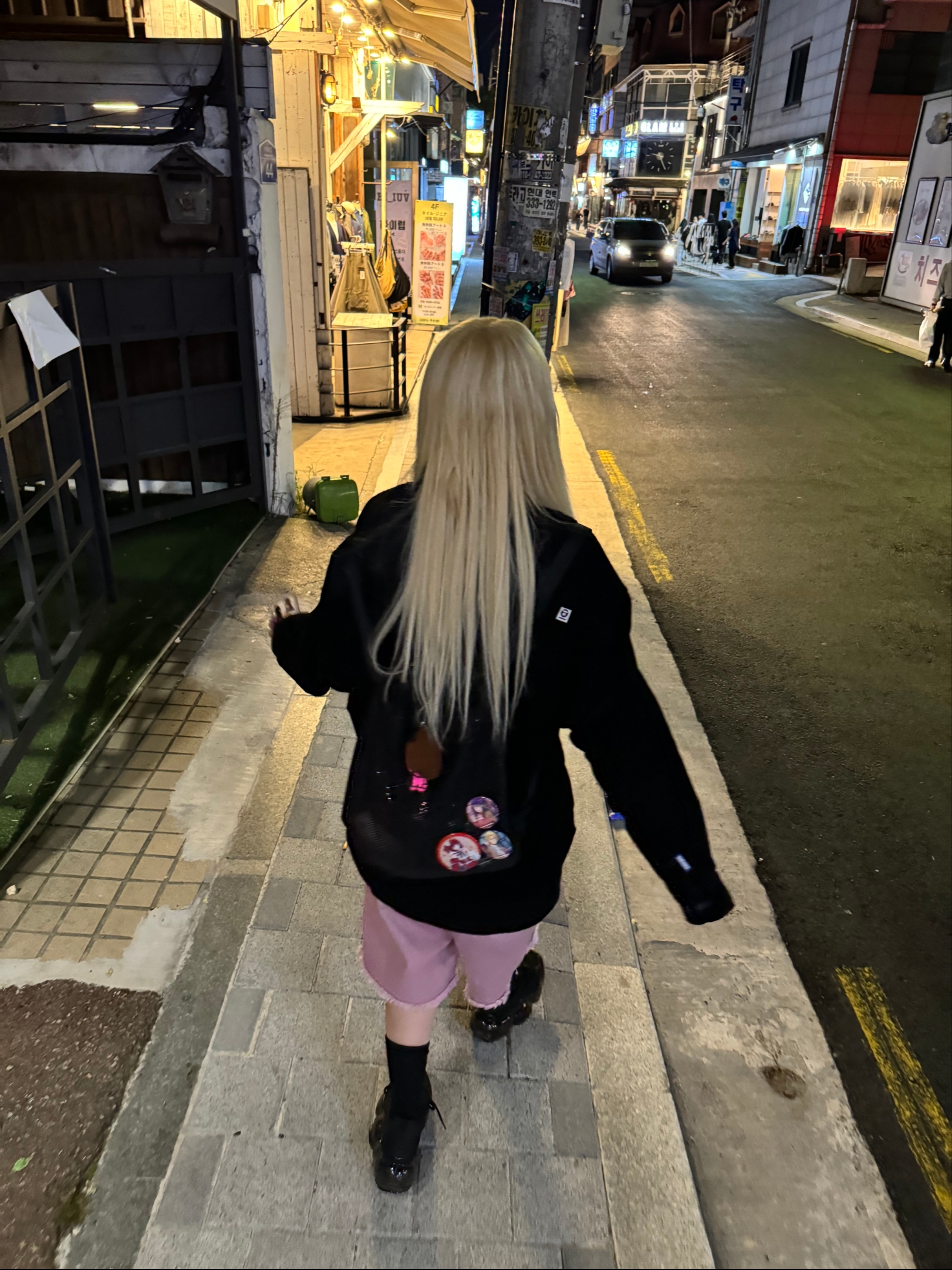 Grounds Moopie Black Black 착용 스타일 - 4