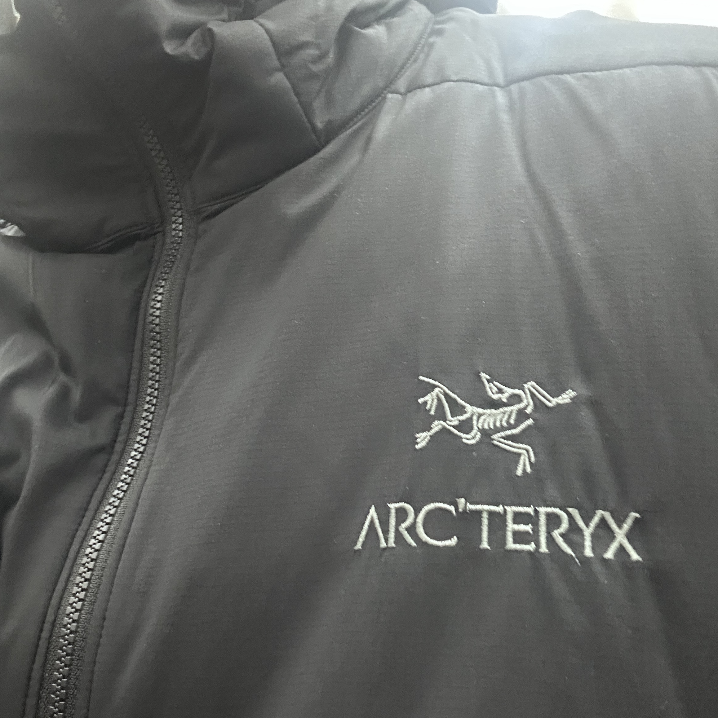 Arc'teryx Atom Hoody Black 착용 스타일