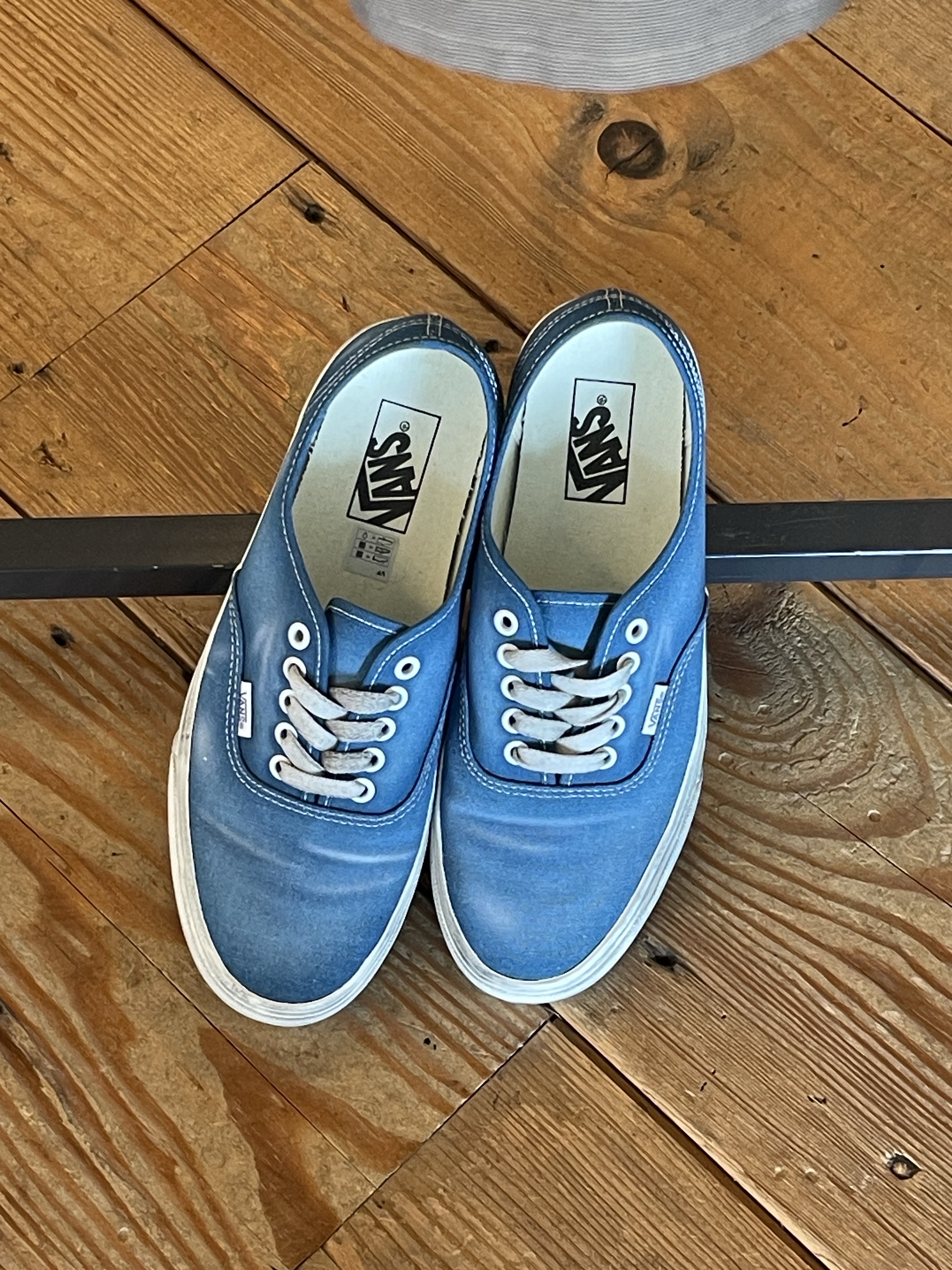 Vans Authentic Wave Washed Blue 착용 스타일 - 2