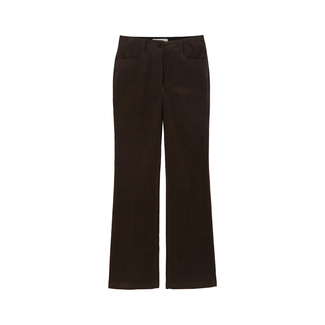 Dunst 70S Semi-Flare Corduroy Slacks Brown 상세 이미지 1