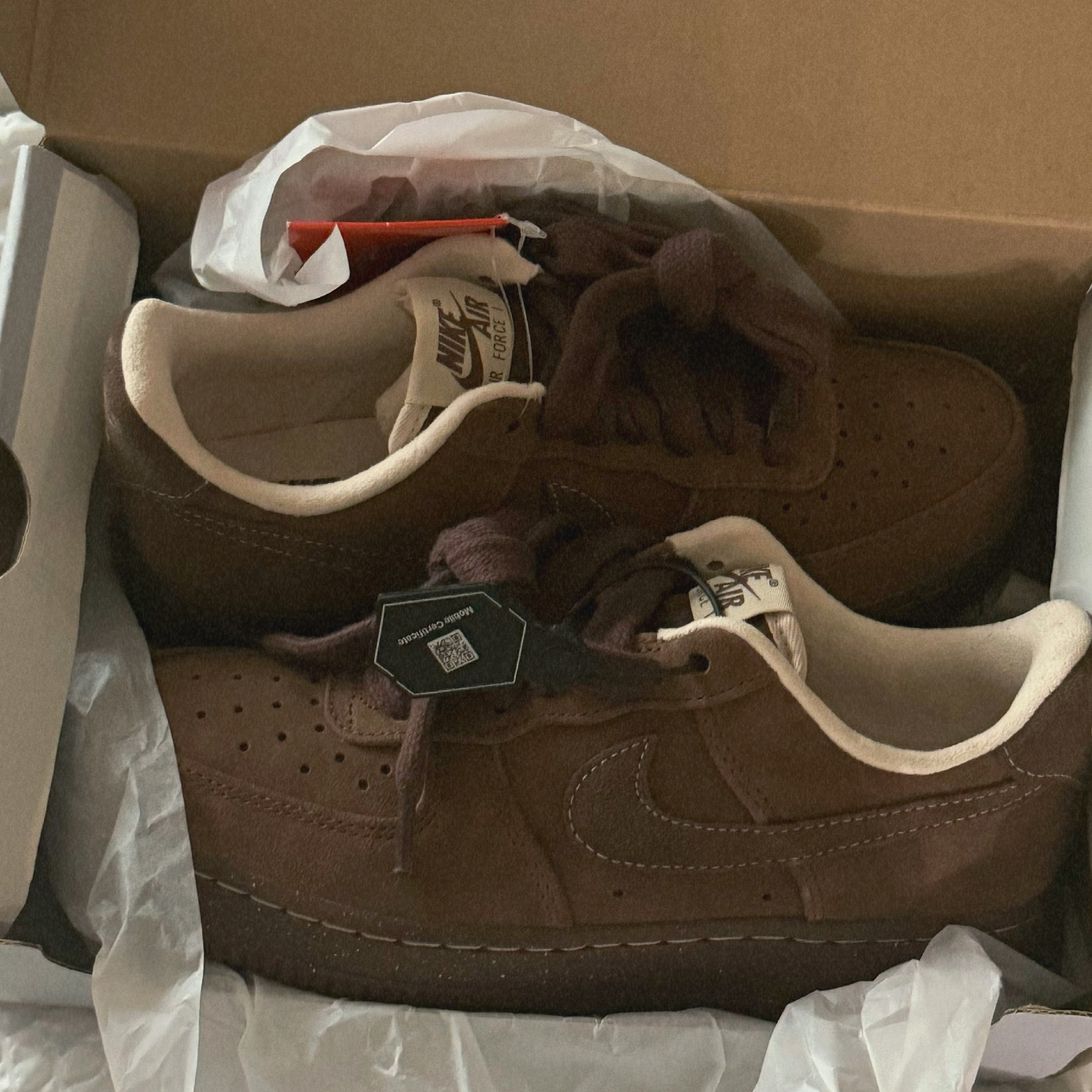 (W) Nike Air Force 1 '07 Cacao Wow 착용 스타일