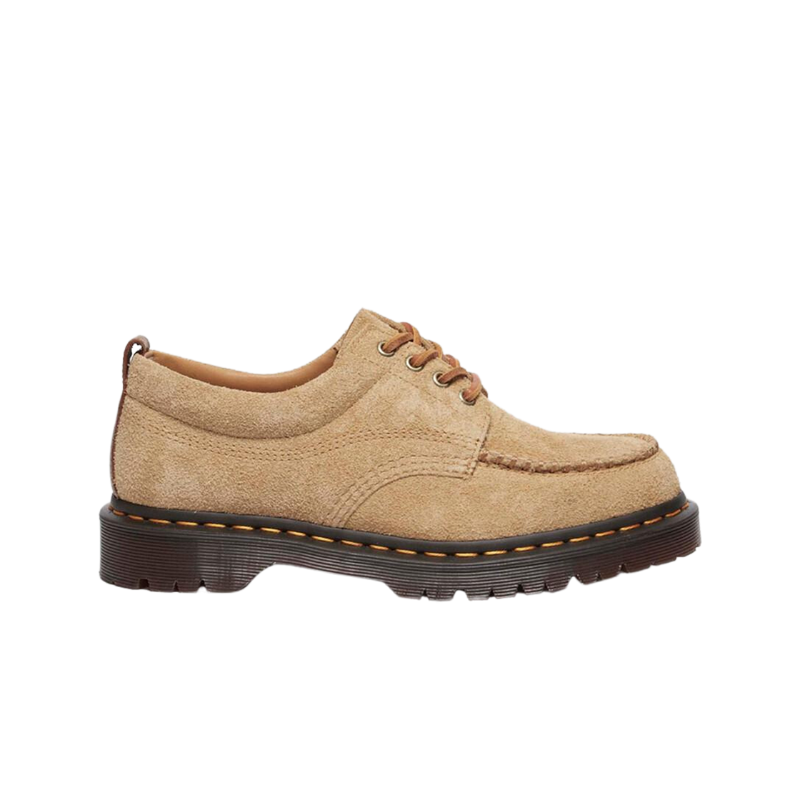 닥터마틴 로웰 스웨이드 목 토 슈즈 탄 버터스카치(Dr. Martens Lowell Suede Moc Toe Shoes Tan Butterscotch)