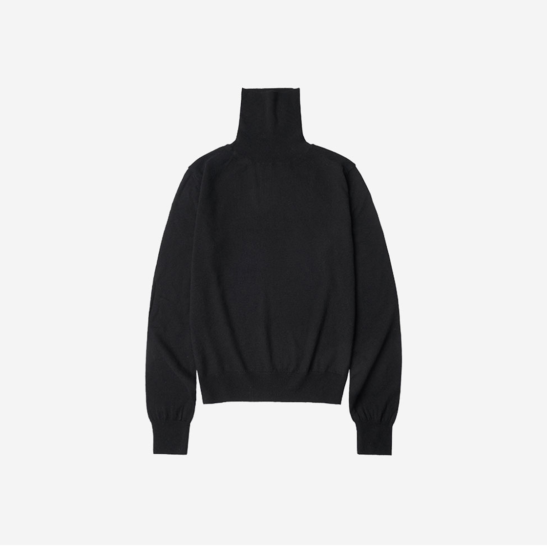 시야쥬 SIKN2091 슈퍼파인 메리노울 터틀넥 니트 블랙