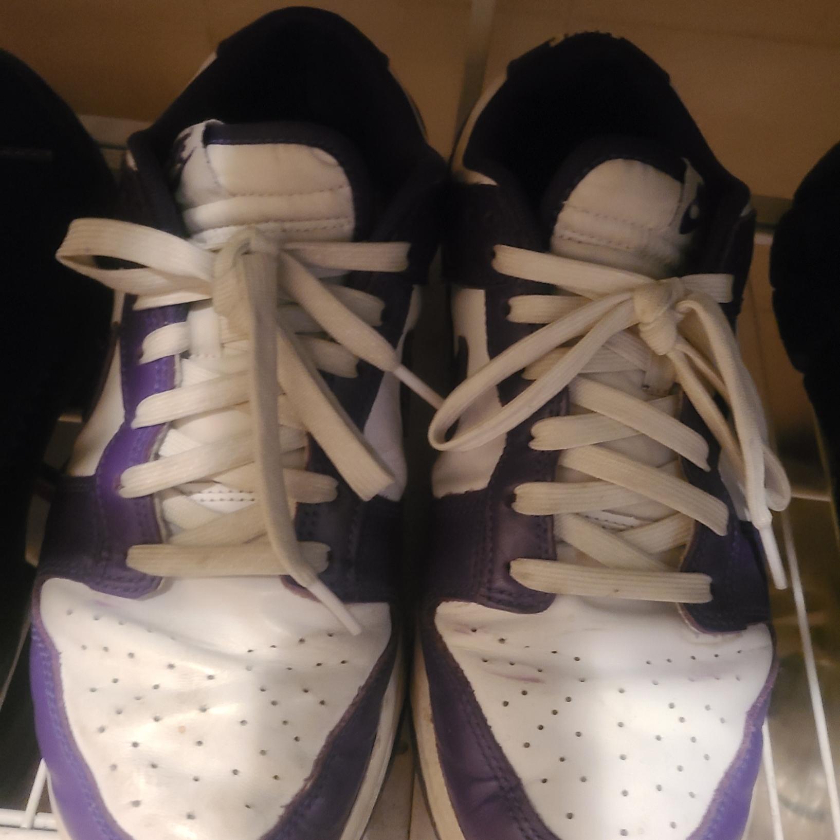 Nike Dunk Low Retro Championship Court Purple 착용 스타일