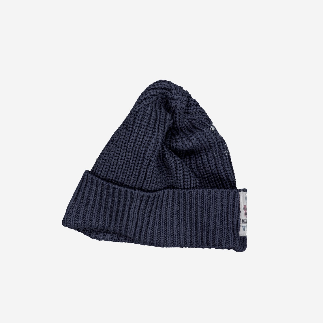 MELLOW Typo Graphic Beanie Navy 상세 이미지 3