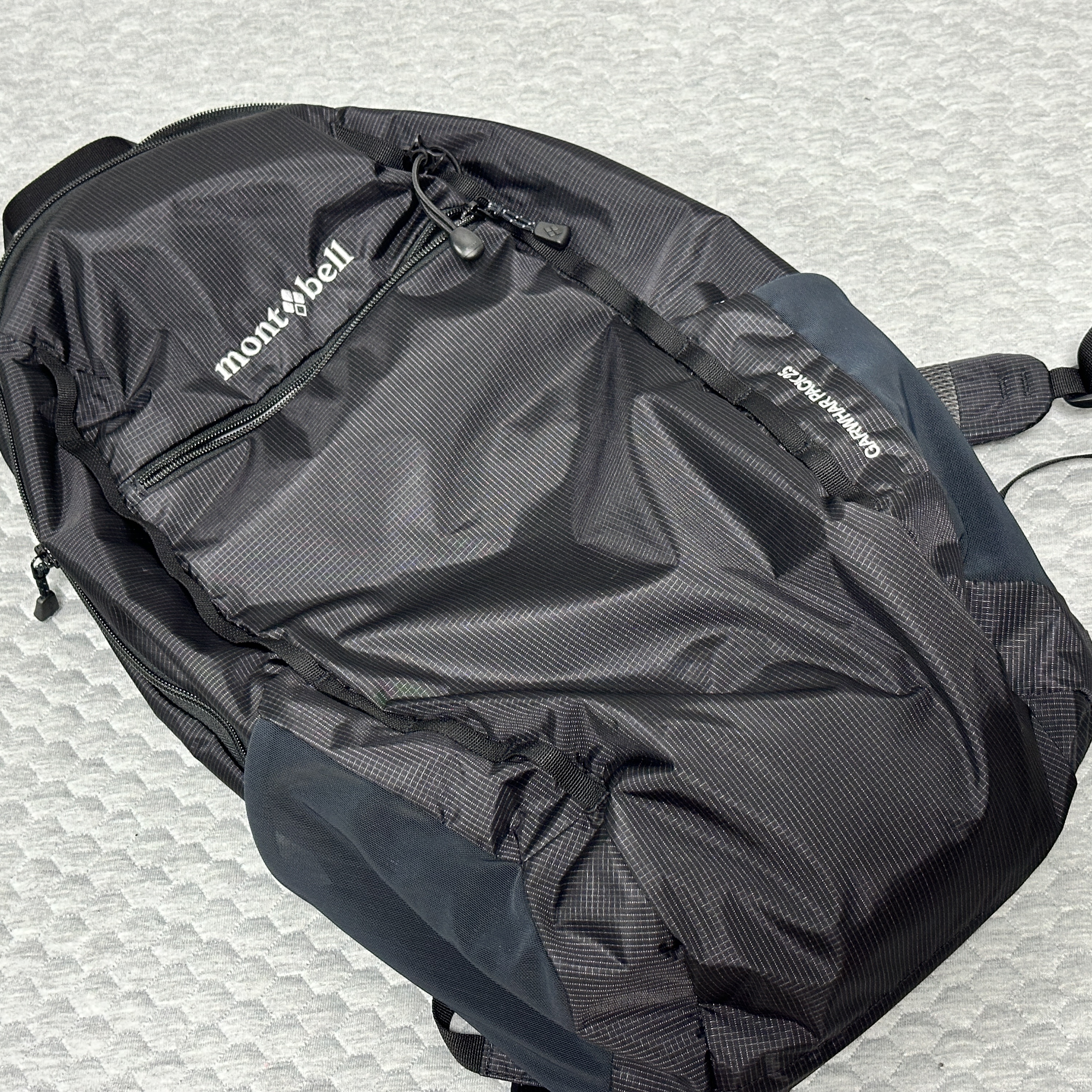 Montbell Garwhar Pack 25 Black 착용 스타일