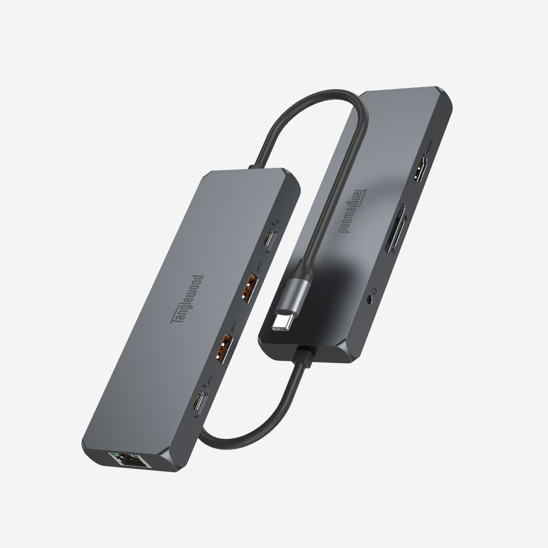 탱글우드 에센셜 멀티 허브 USB C타입 9in1(Tanglewood Essential Multi Hub USB C 9in1) - 2