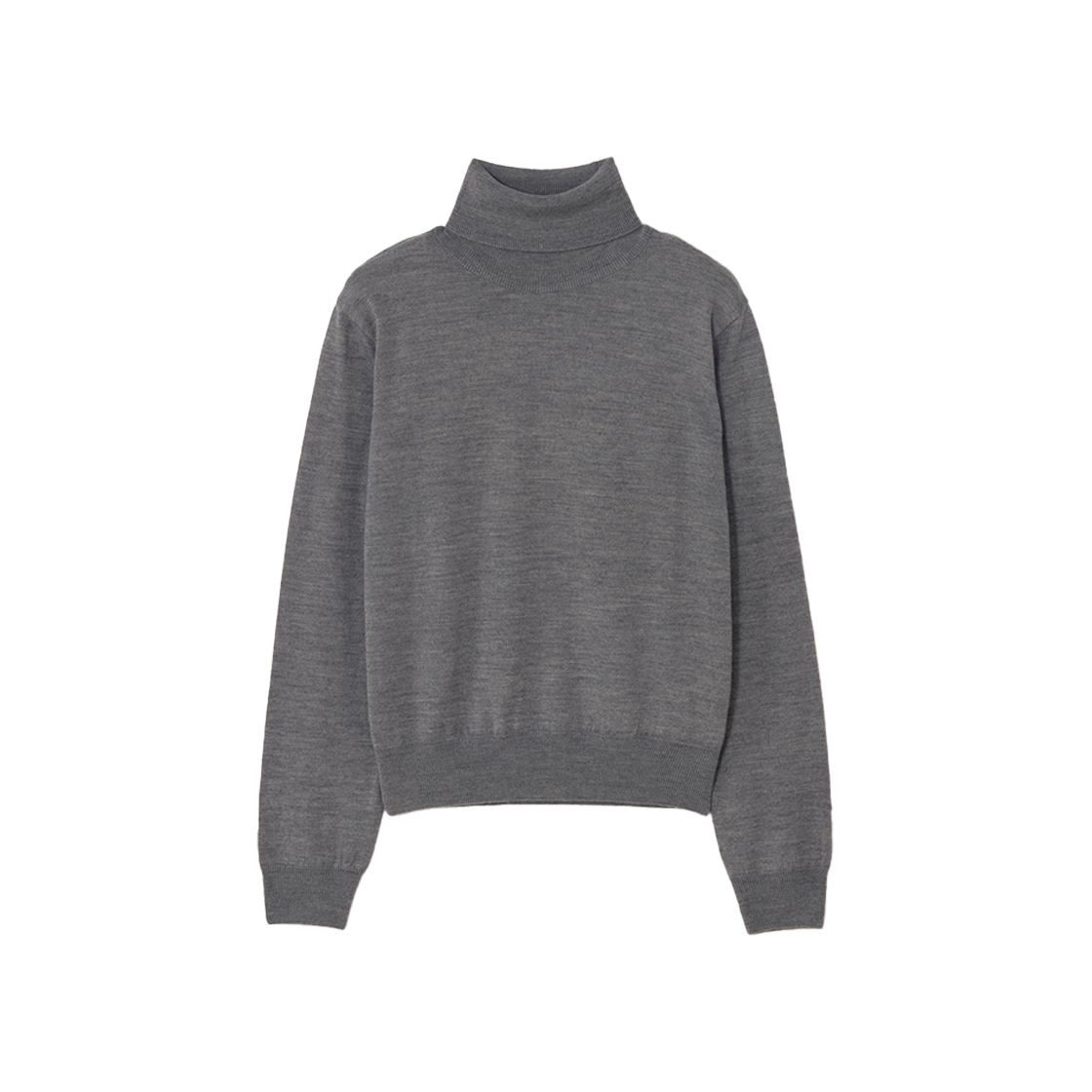 Dunst Essential Cashmere Turtleneck Sweater Melange Grey 상세 이미지 1