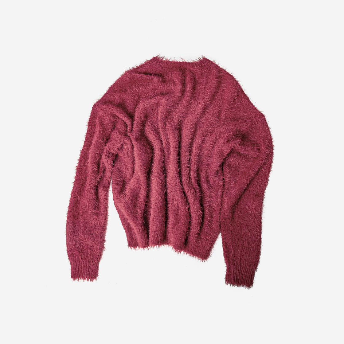 멜로우 우룩희 아트웍 브러쉬드 니트 레드(MELLOW Woo-Rookie Artwork Brushed Knit Red) - 3