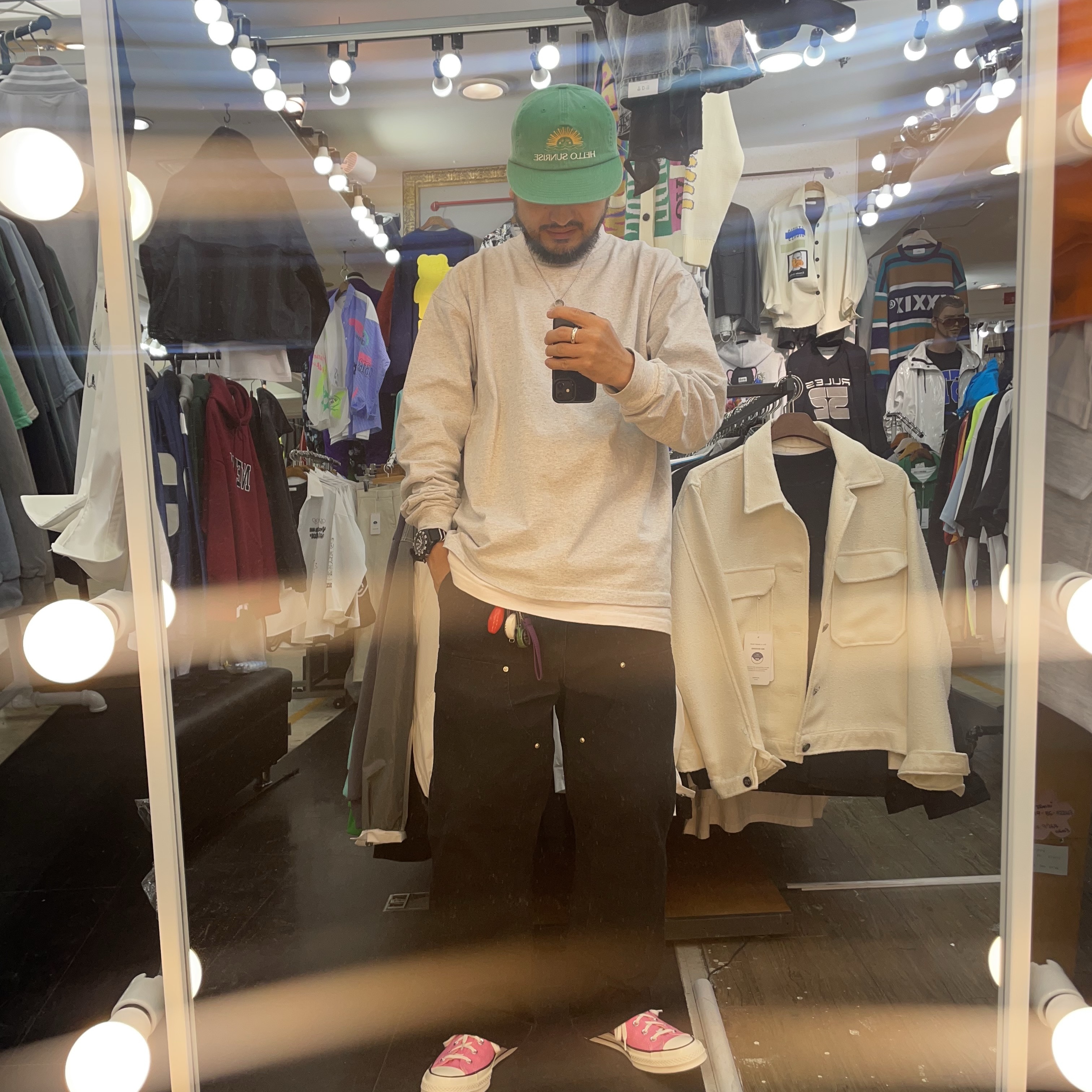 Converse Chuck 70 Ox Vintage Canvas Pink 착용 스타일
