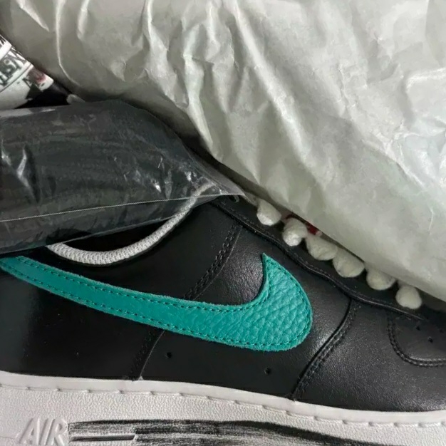 Nike x Peaceminusone Air Force 1 Low Para-Noise 3.0 Black and Multicolor 착용 스타일