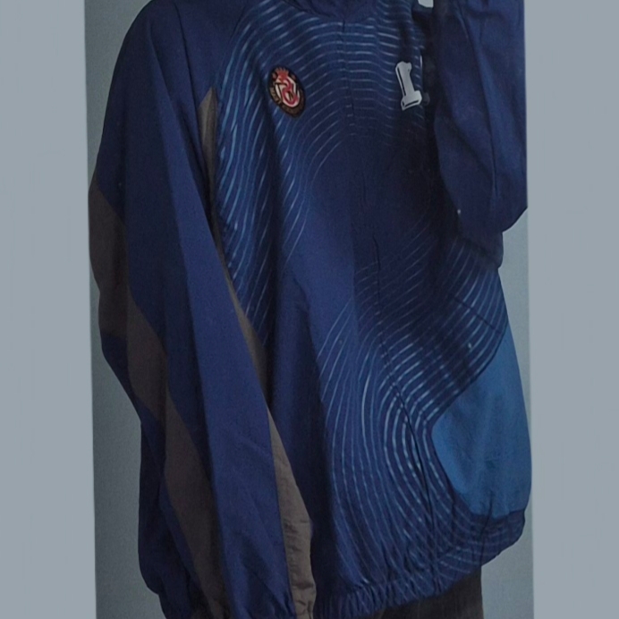 Supreme S Logo Track Jacket Navy - 24FW 착용 스타일 - 2