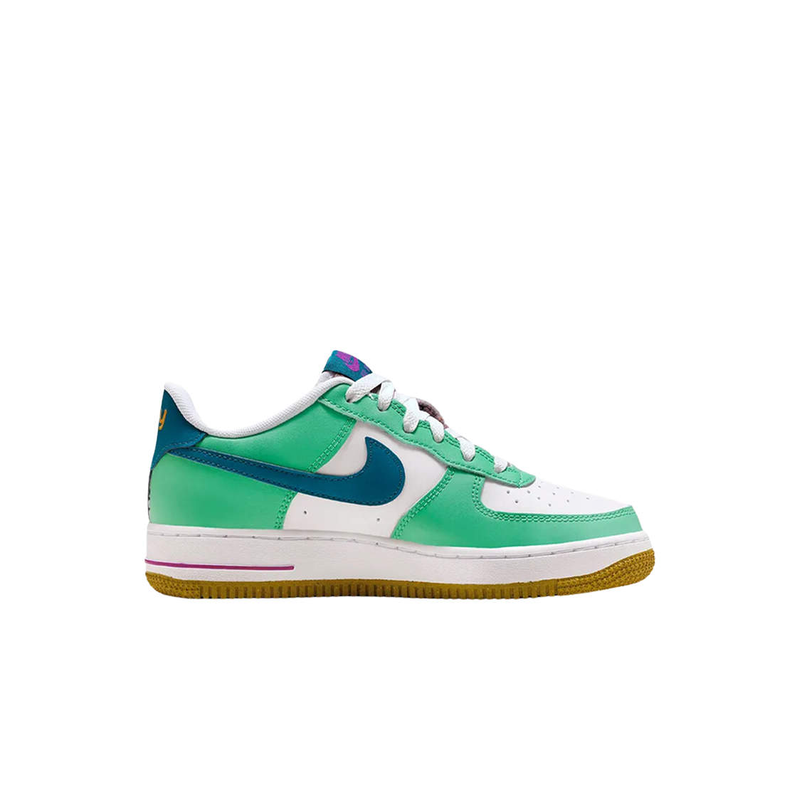 FJ4613-100 (GS) Nike Air Force 1 Low LV8 Spring Green Hyper Violet