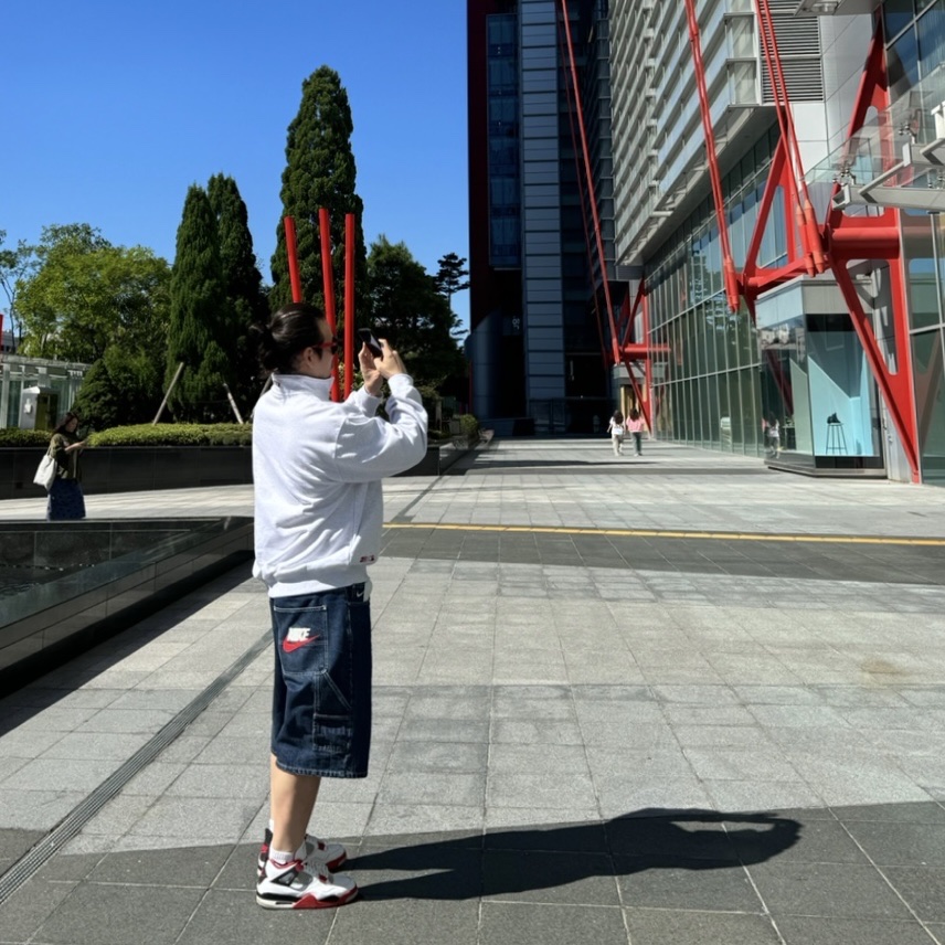 Jordan 4 Retro OG Fire Red 2020, Supreme x Nike Denim Short Indigo - 24SS 착용 스타일 - 1