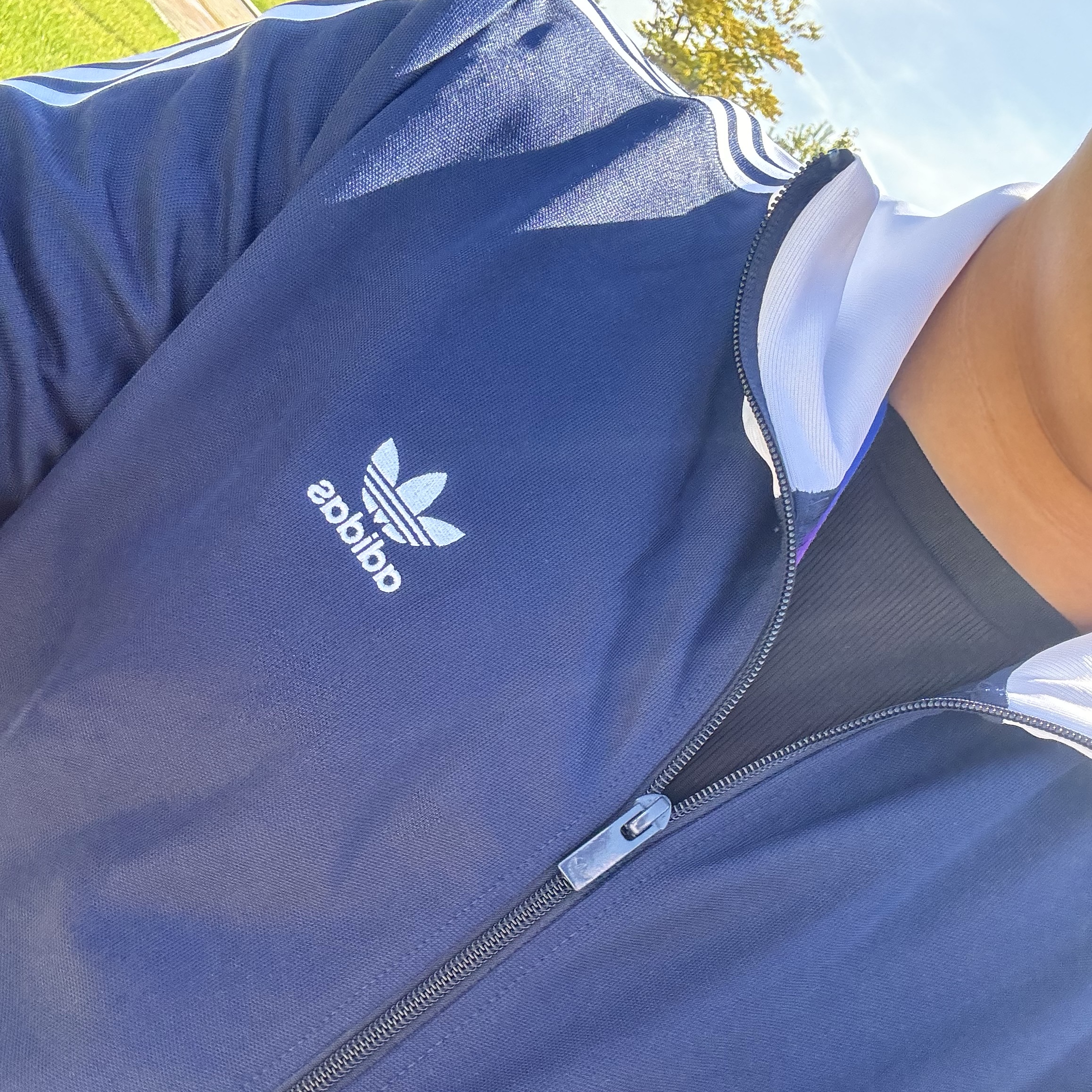 Adidas Adicolor Classic Beckenbauer Track Top Night Indigo - KR Sizing 착용 스타일