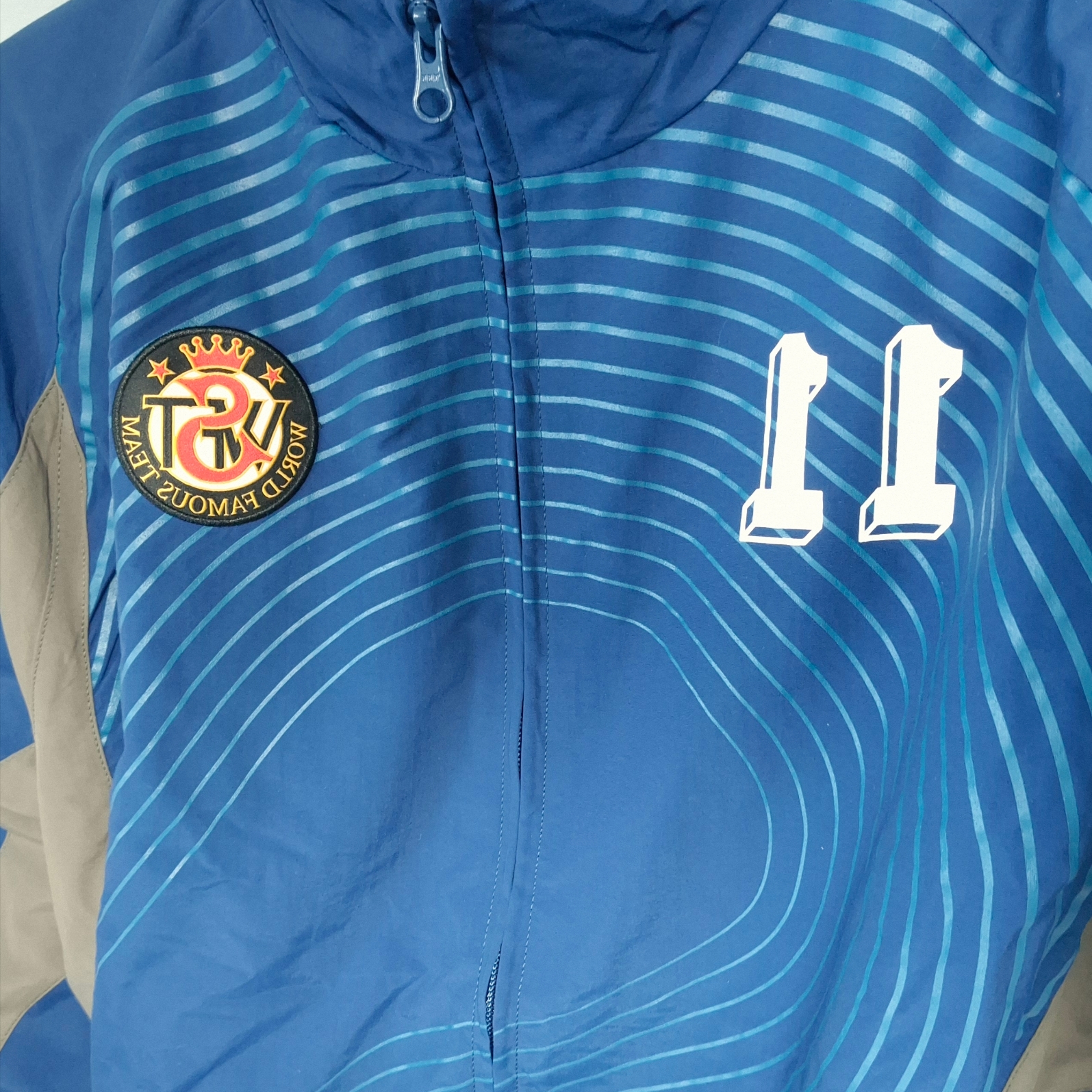 Supreme S Logo Track Jacket Navy - 24FW 착용 스타일 - 3
