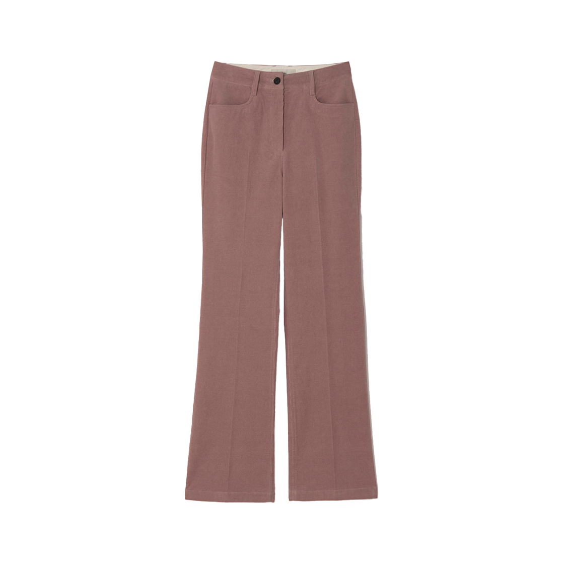 Dunst 70S Semi-Flare Corduroy Slacks Soft Pink 상세 이미지 1