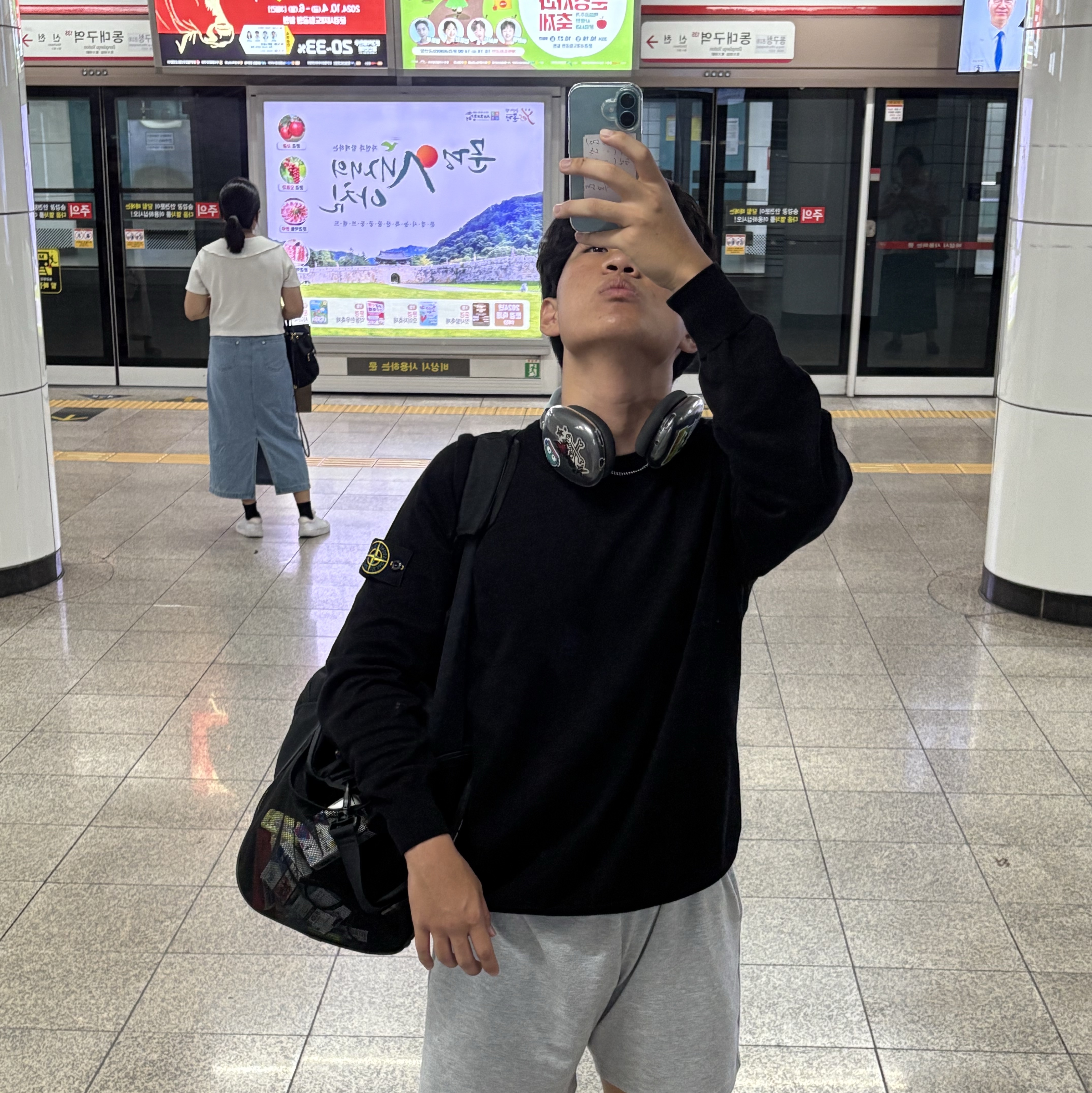 Stone Island 540B2 Soft Cotton Crewneck Knit Black - 24SS, Nike Brasilia 9.5 Training Duffle Bag Medium 60L Black 착용 스타일