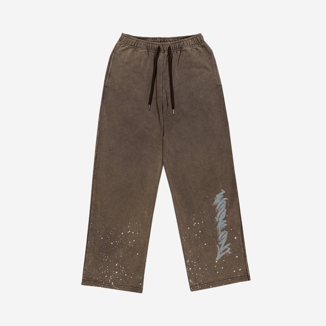 MELLOW Lotta Soul Stone Washing Sweat Pants Brown 상세 이미지 1