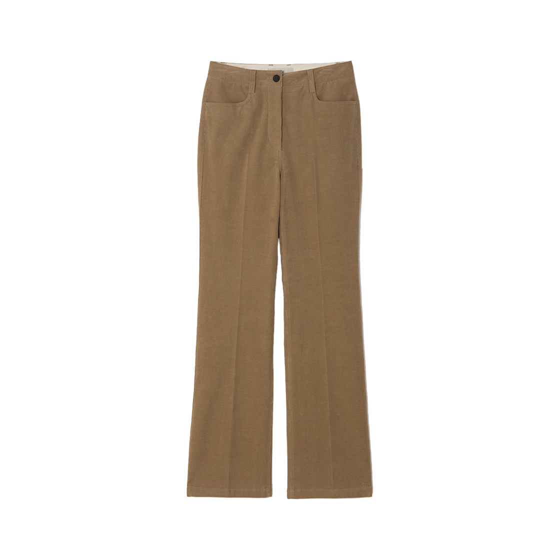 Dunst 70S Semi-Flare Corduroy Slacks Beige 상세 이미지 1