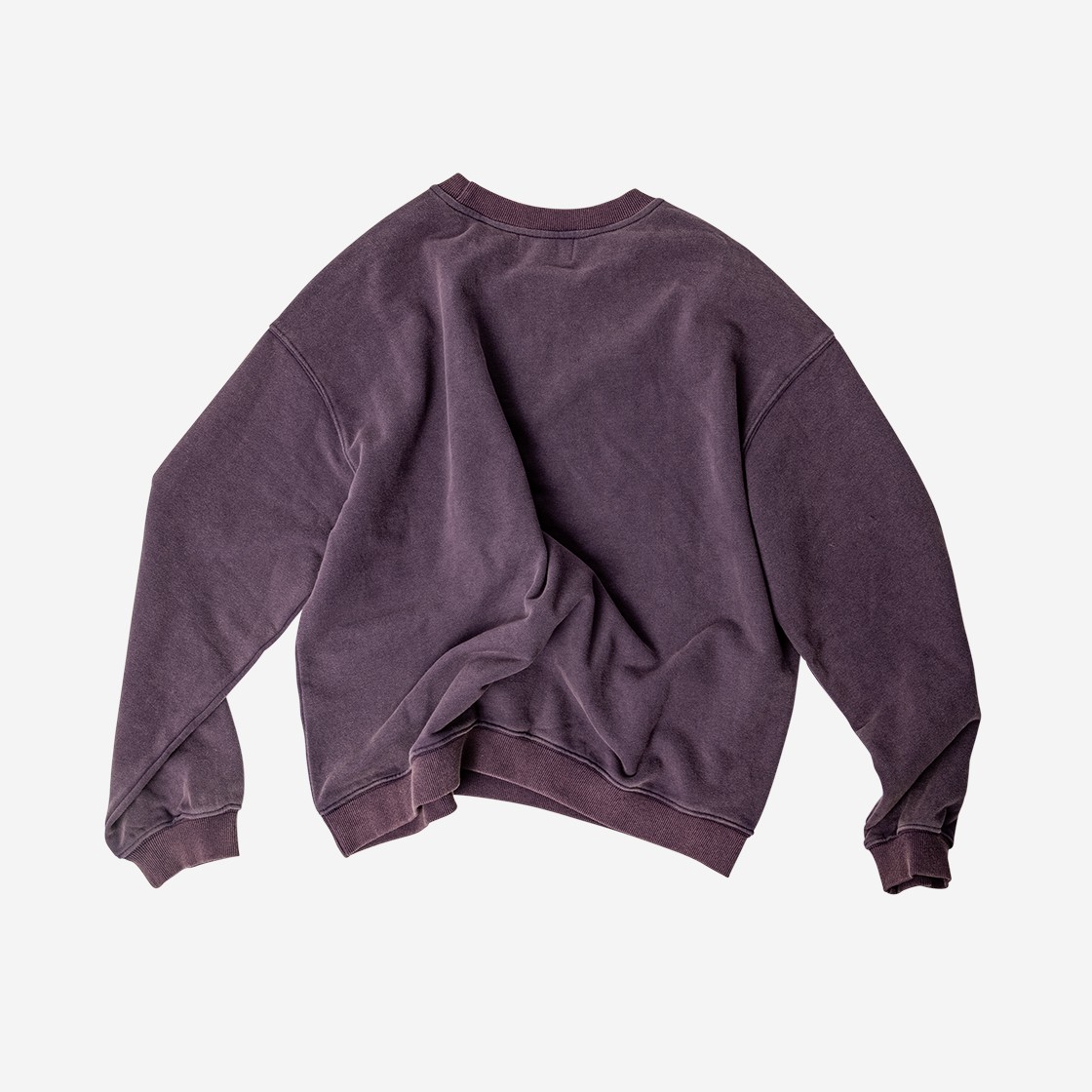 MELLOW Graphic Vintage Washing Sweatshirt Purple 상세 이미지 3