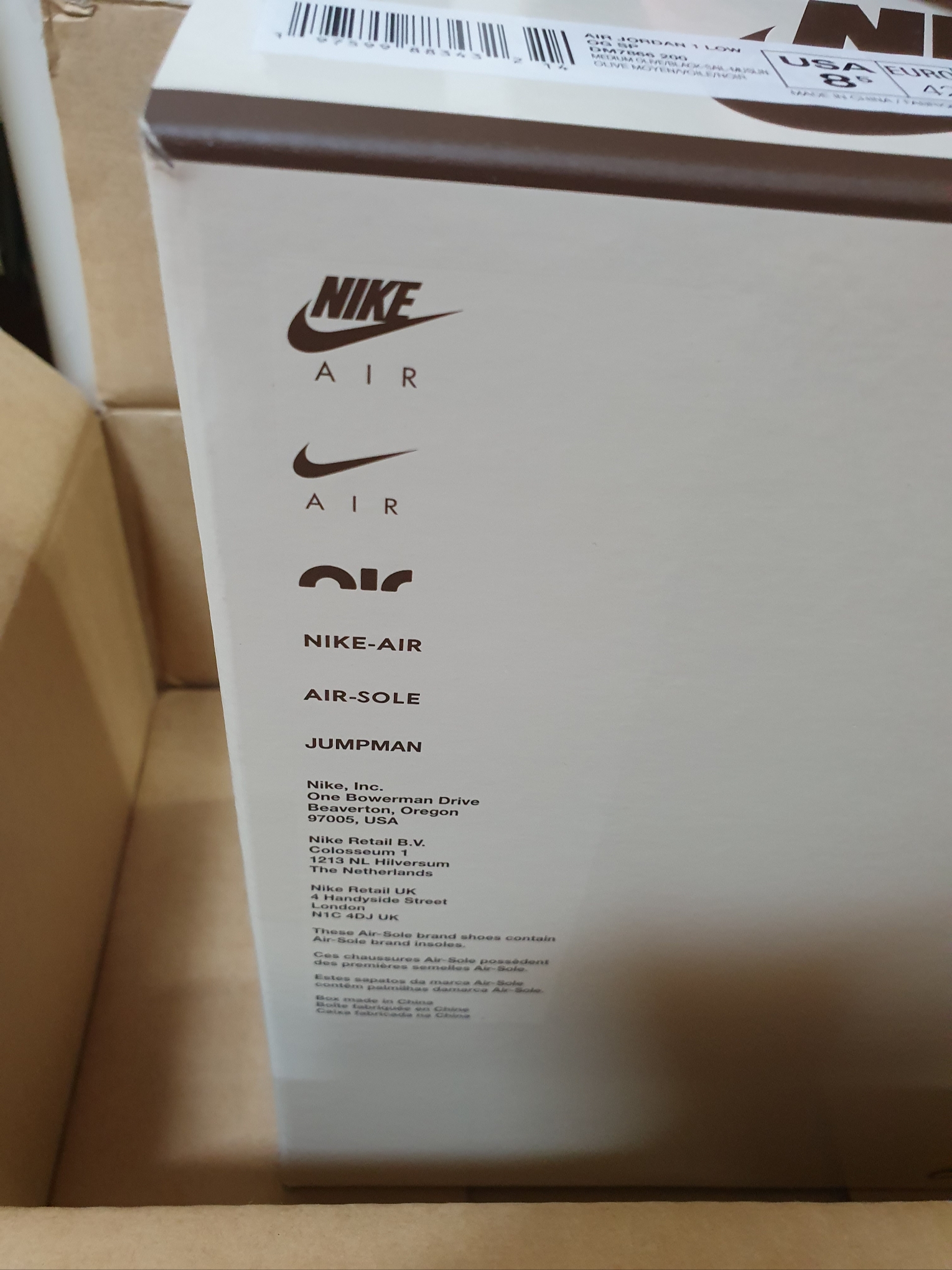 Jordan 1 x Travis Scott Retro Low OG SP Reverse Olive 착용 스타일 - 8