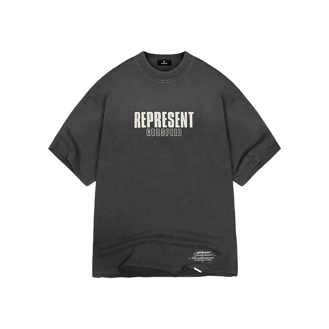 KM4CTSSRP28BK Represent Godspeed T-Shirt Aged Black - 24FW