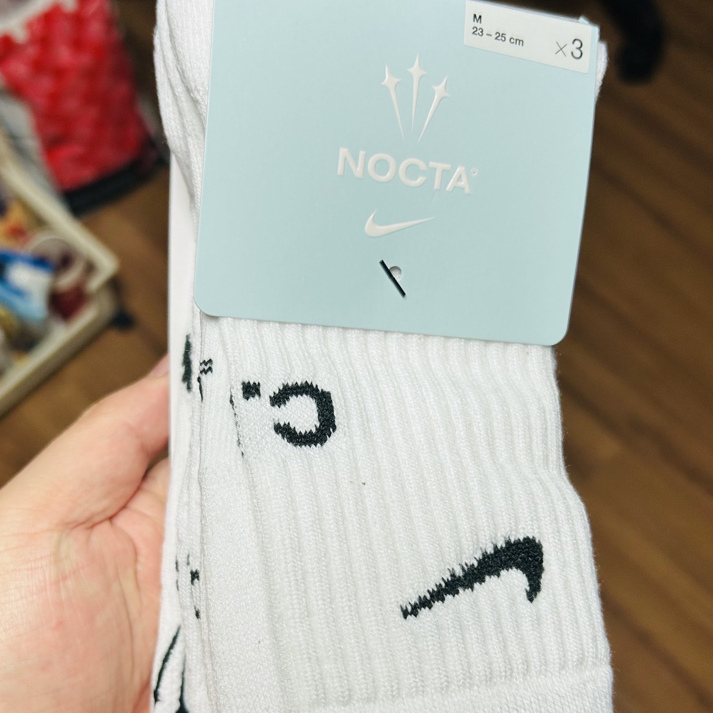 Nike x Drake Nocta Socks White (3 Pack) 착용 스타일