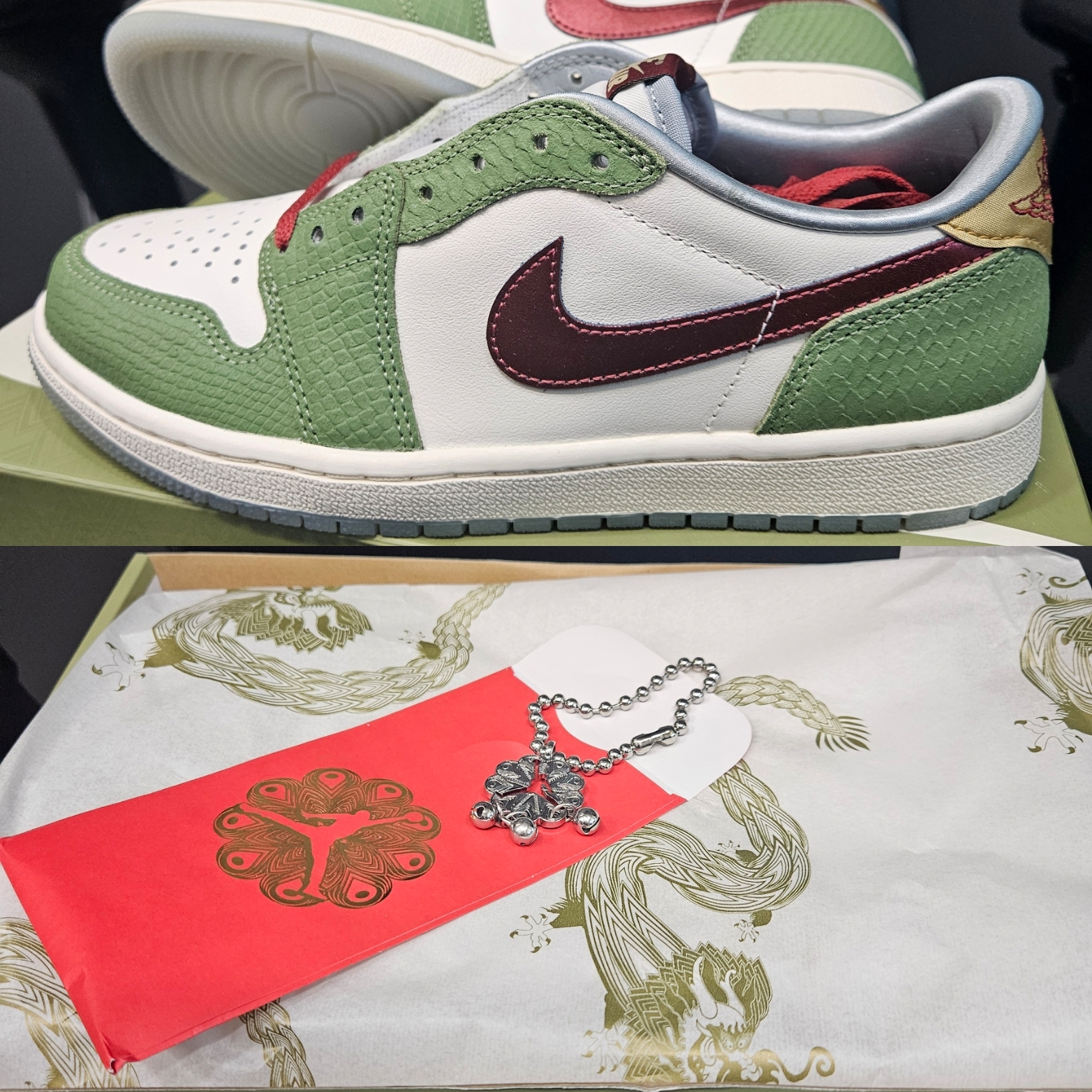 Jordan 1 Retro Low OG Chinese New Year 착용 스타일