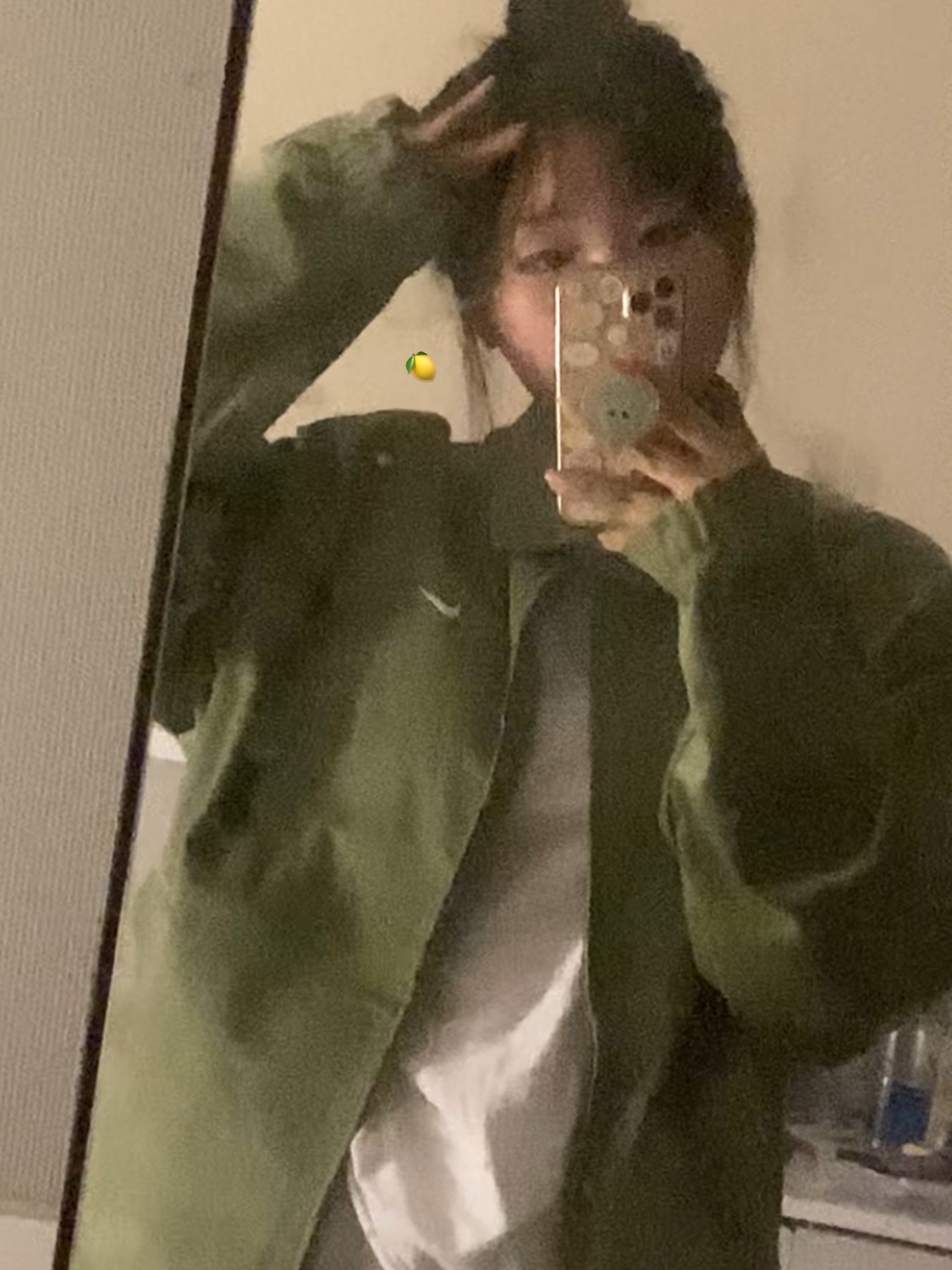 Nike Life Harrington Jacket Oil Green - Asia 착용 스타일