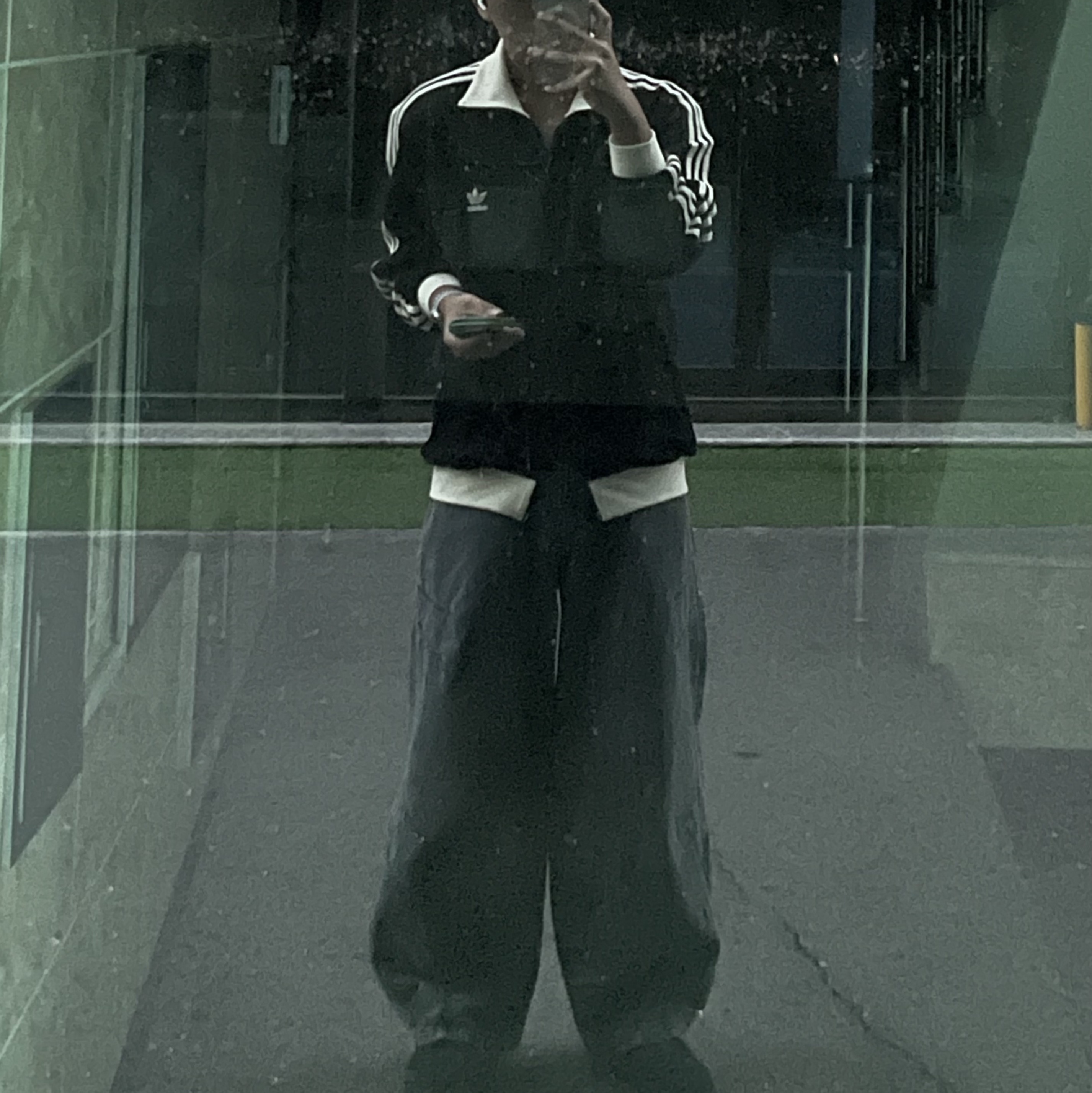 Adidas Waffle Beckenbauer Track Top Black - KR Sizing, Adidas Gazelle Triple Black 착용 스타일