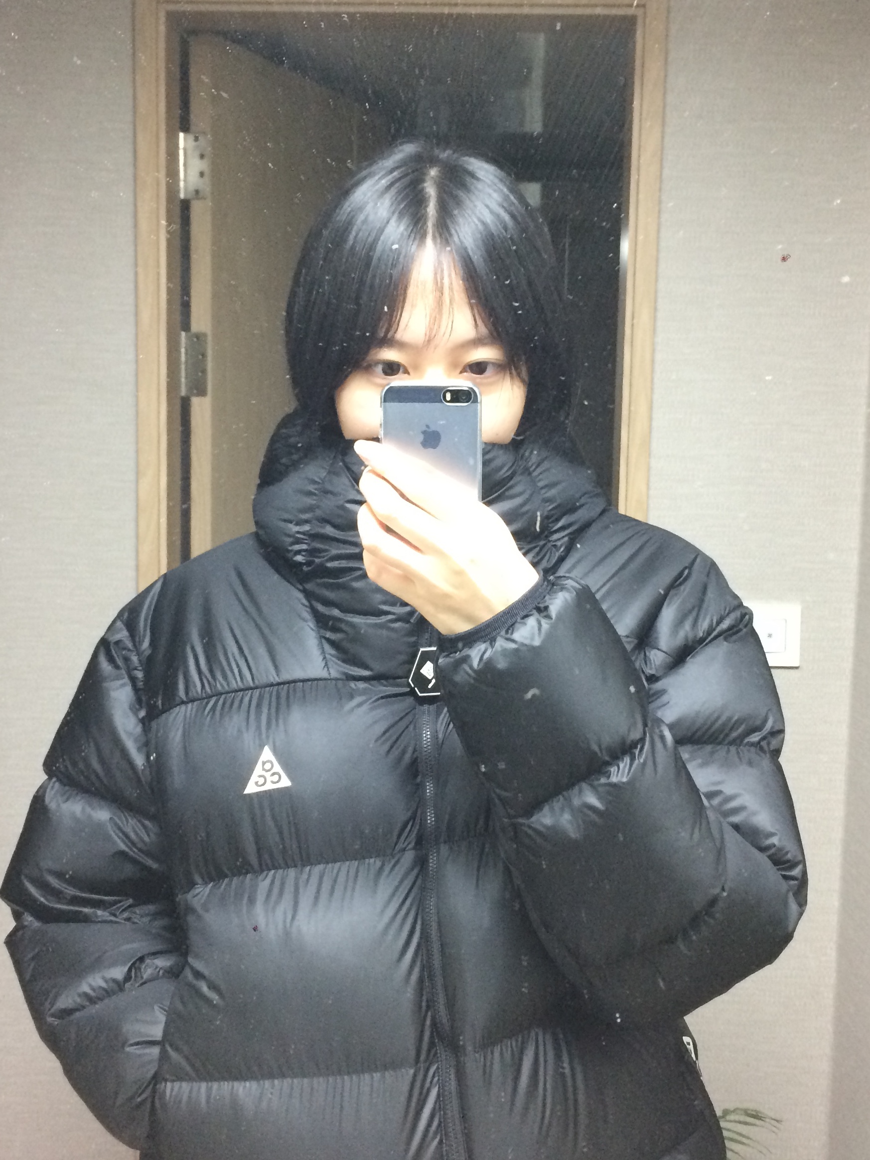 Nike ACG Therma-Fit ADV Lunar Lake Puffer Jacket Black - Asia 착용 스타일