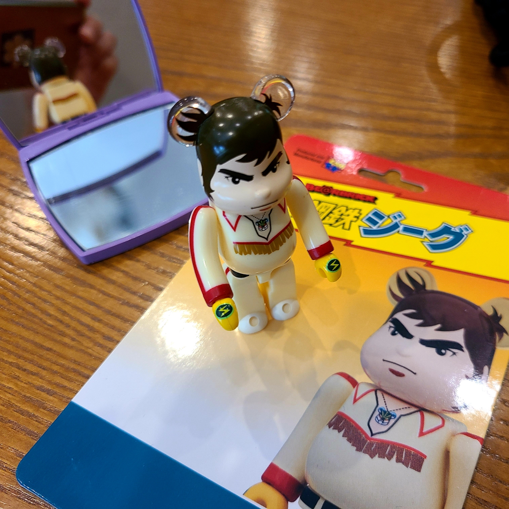 Bearbrick Koutetsu Jeeg Shiba Hiroshi 100% 착용 스타일 - 2